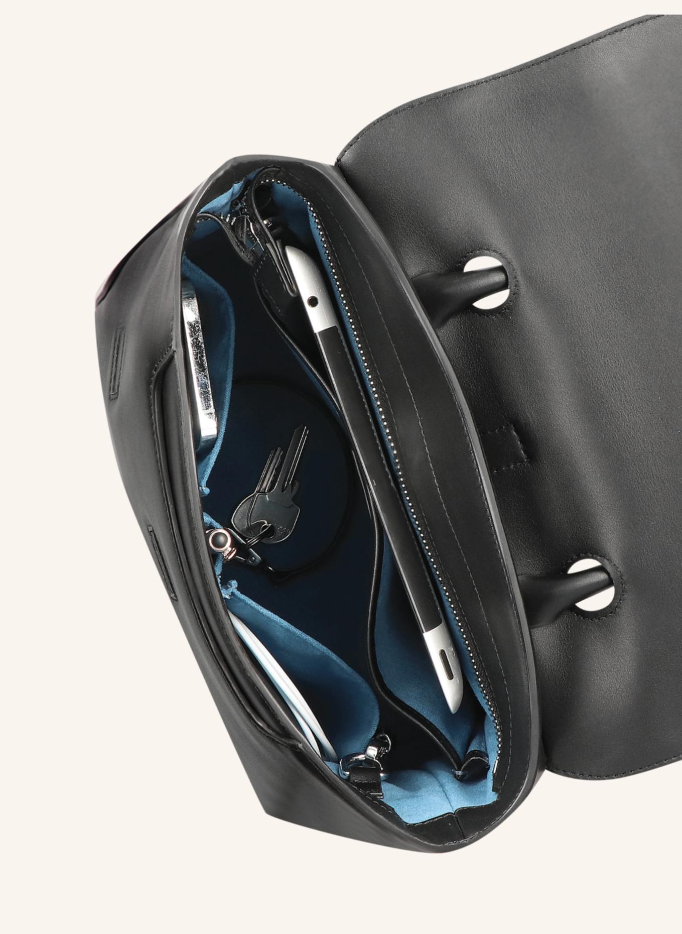 KAAI Rucksäcke REBEL MINI BACKPACK: SCHWARZ