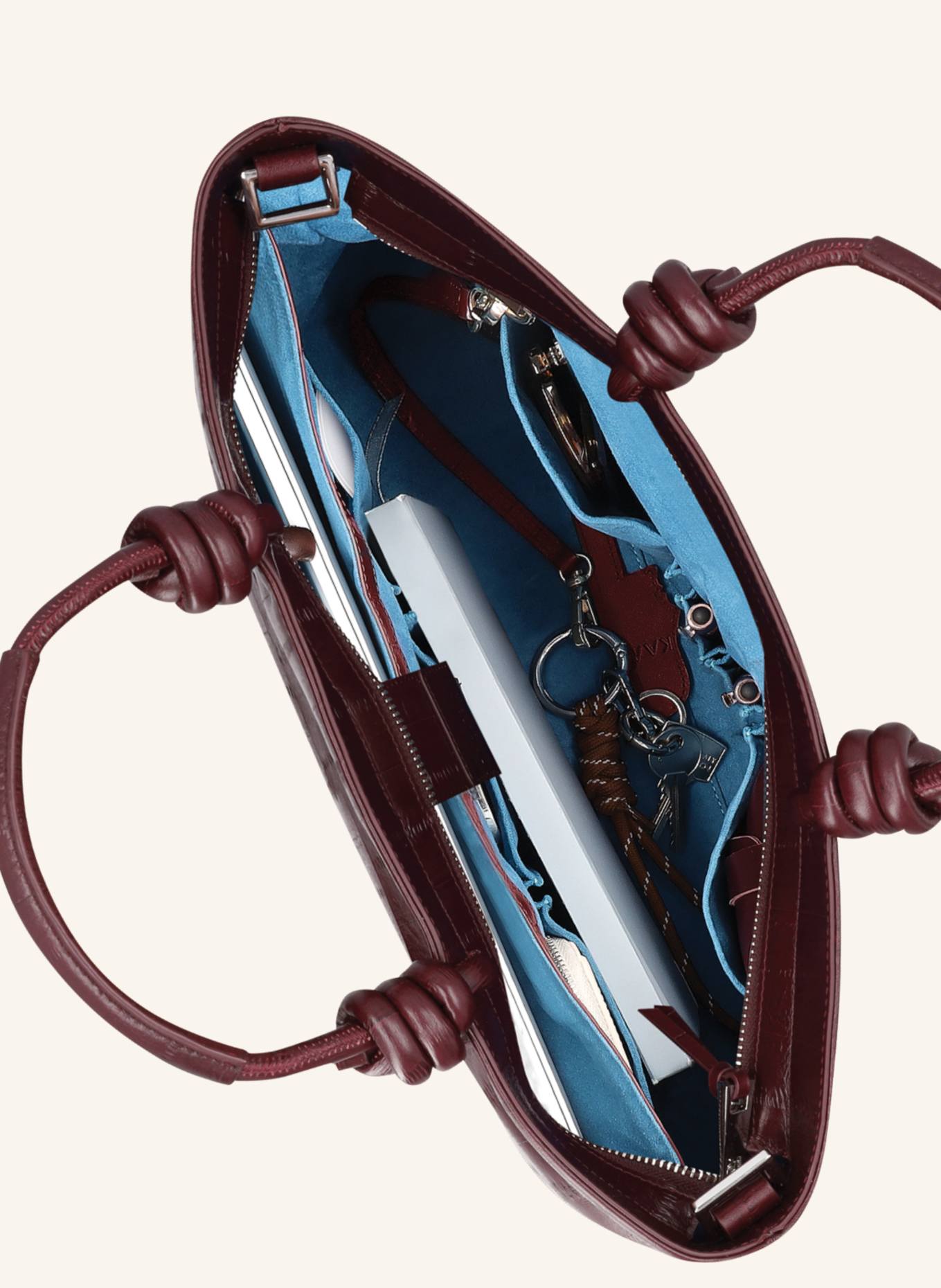 KAAI Umhängetasche MIDI LOOP: DUNKELROT