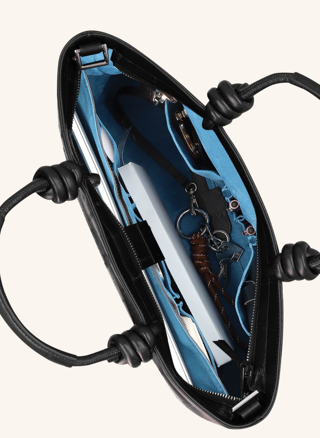 KAAI Umhängetasche MIDI LOOP: SCHWARZ