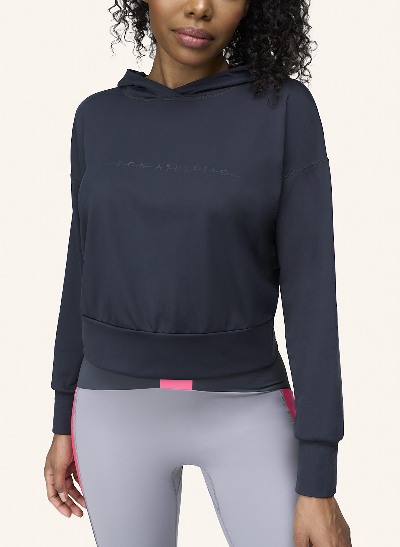 HORIZON ATHLETIC Jumper Hoodie TOMAREE: GRAU