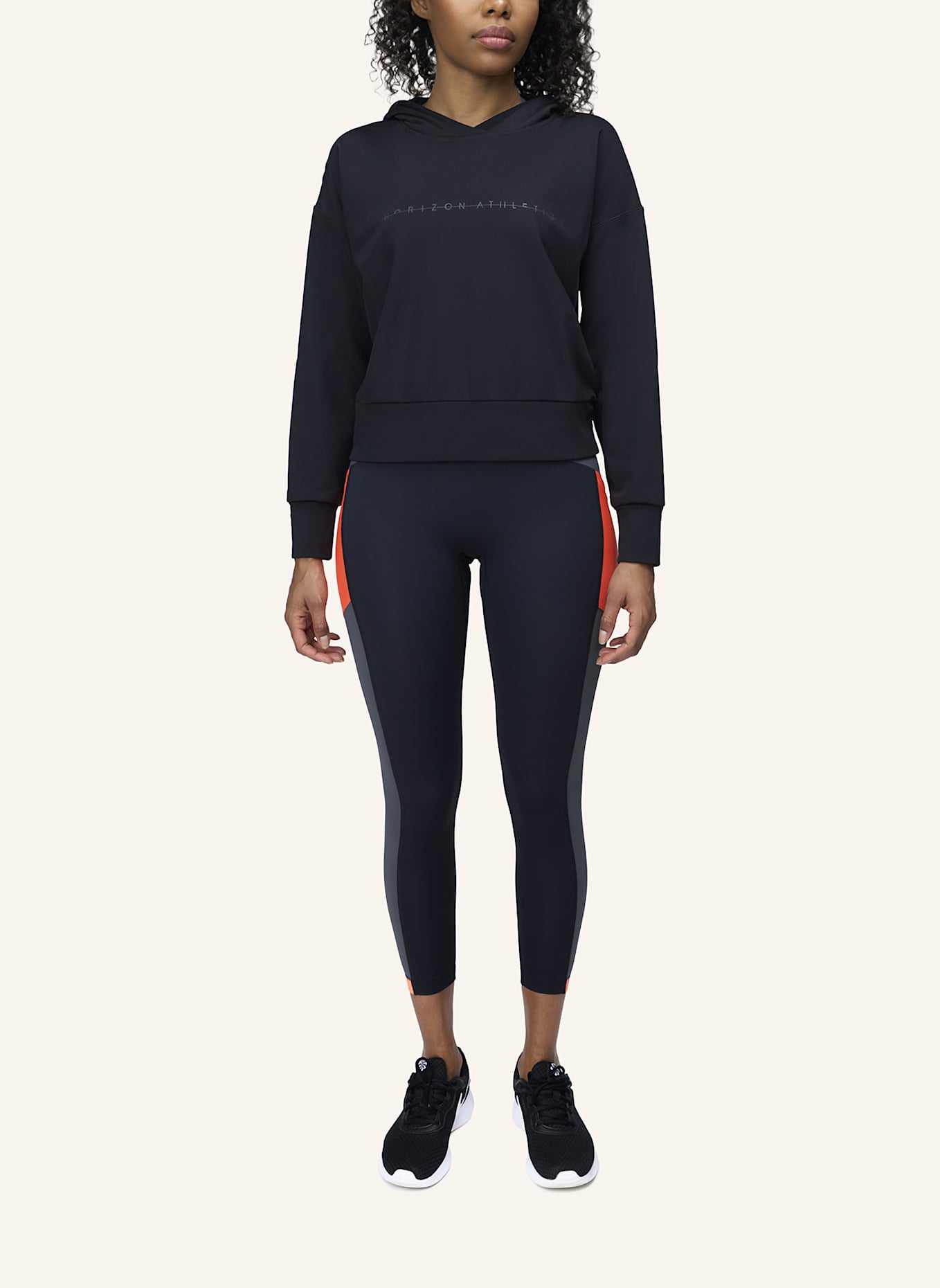 HORIZON ATHLETIC Jumper Hoodie TOMAREE: SCHWARZ