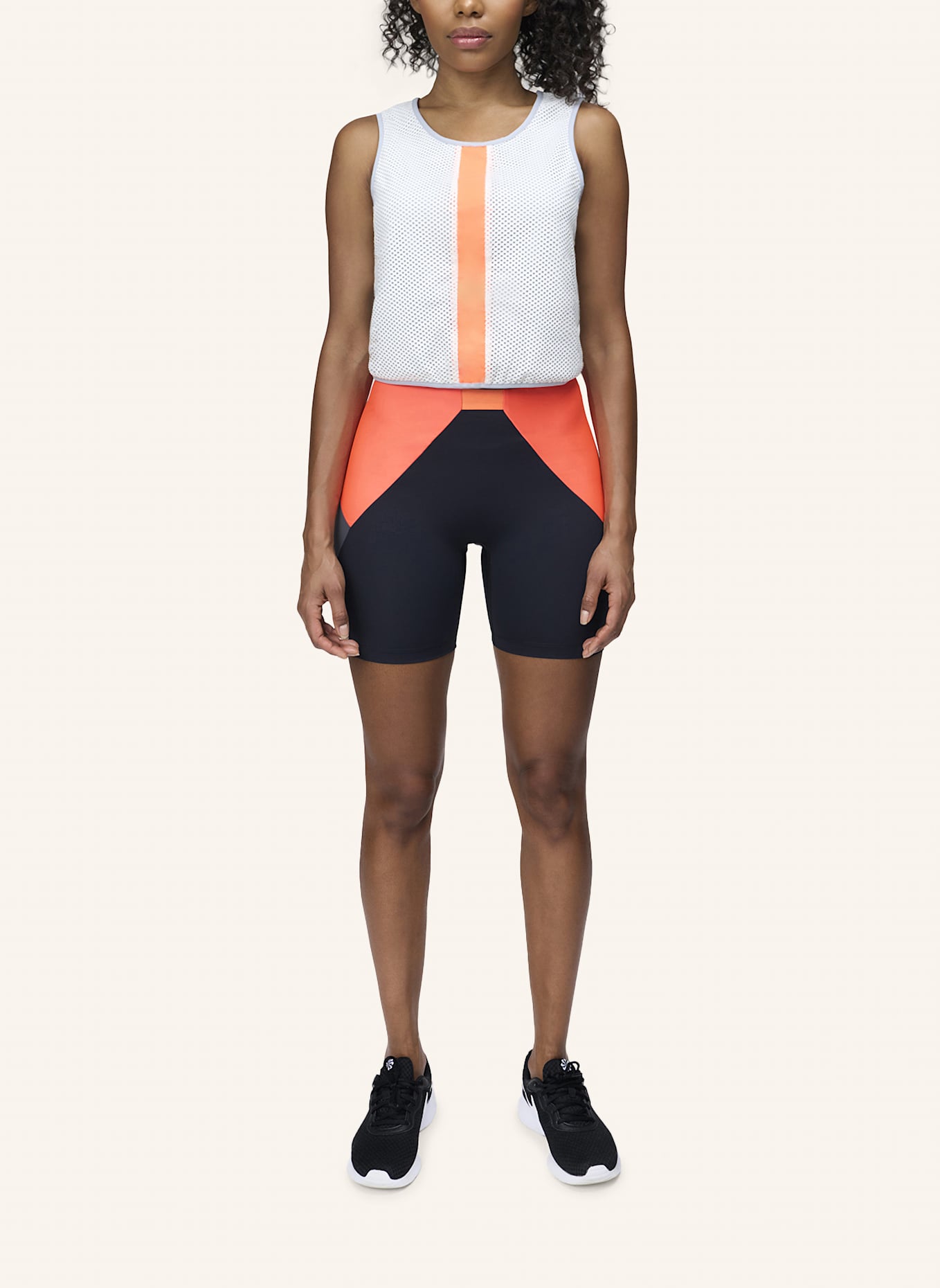HORIZON ATHLETIC TankTop BILPIN: ORANGE/ GRAU