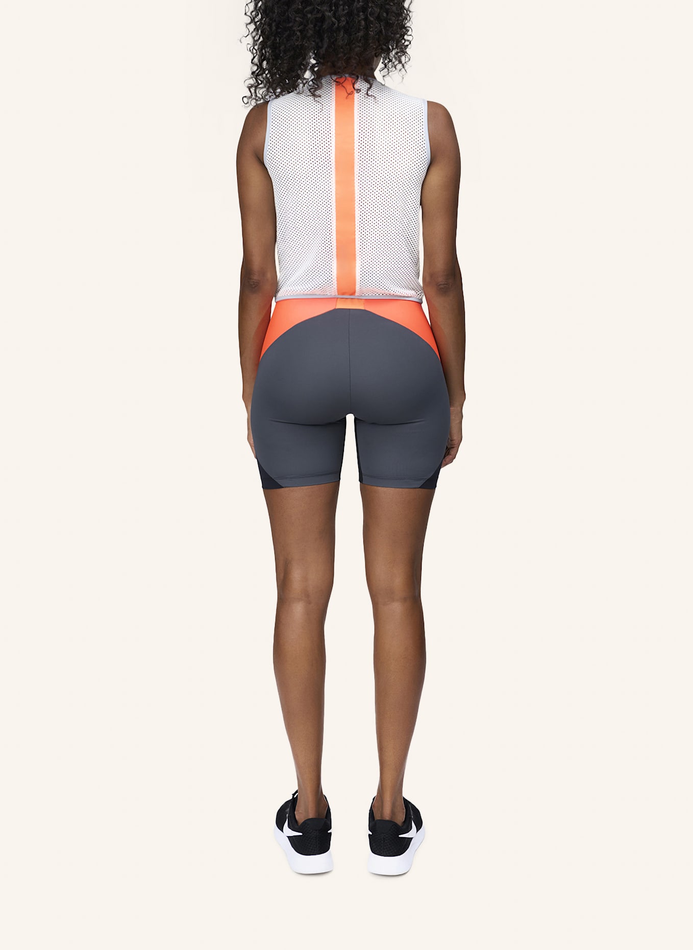 HORIZON ATHLETIC TankTop BILPIN: ORANGE/ GRAU