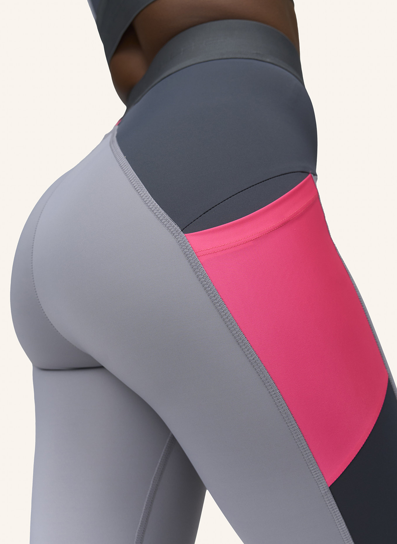 HORIZON ATHLETIC Leggings KOKODA LEGGINGS: GRAU