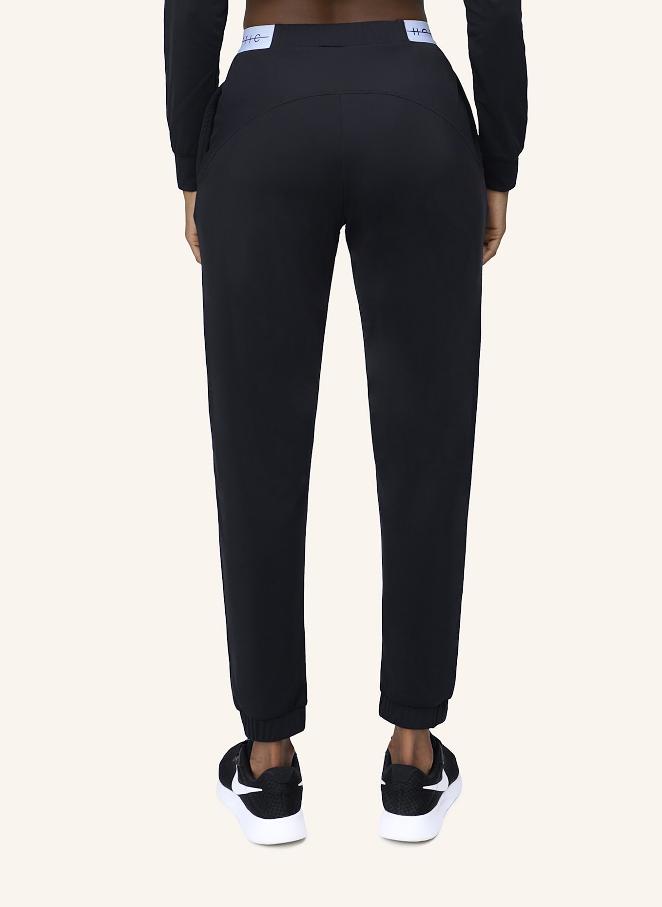 HORIZON ATHLETIC Trainingshose SILVRETTA: SCHWARZ