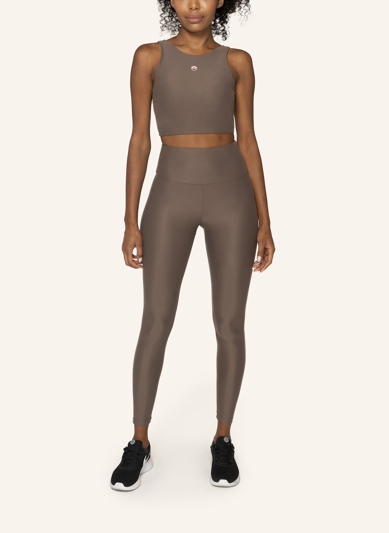 HORIZON ATHLETIC Leggings BASÒDINO: BRAUN