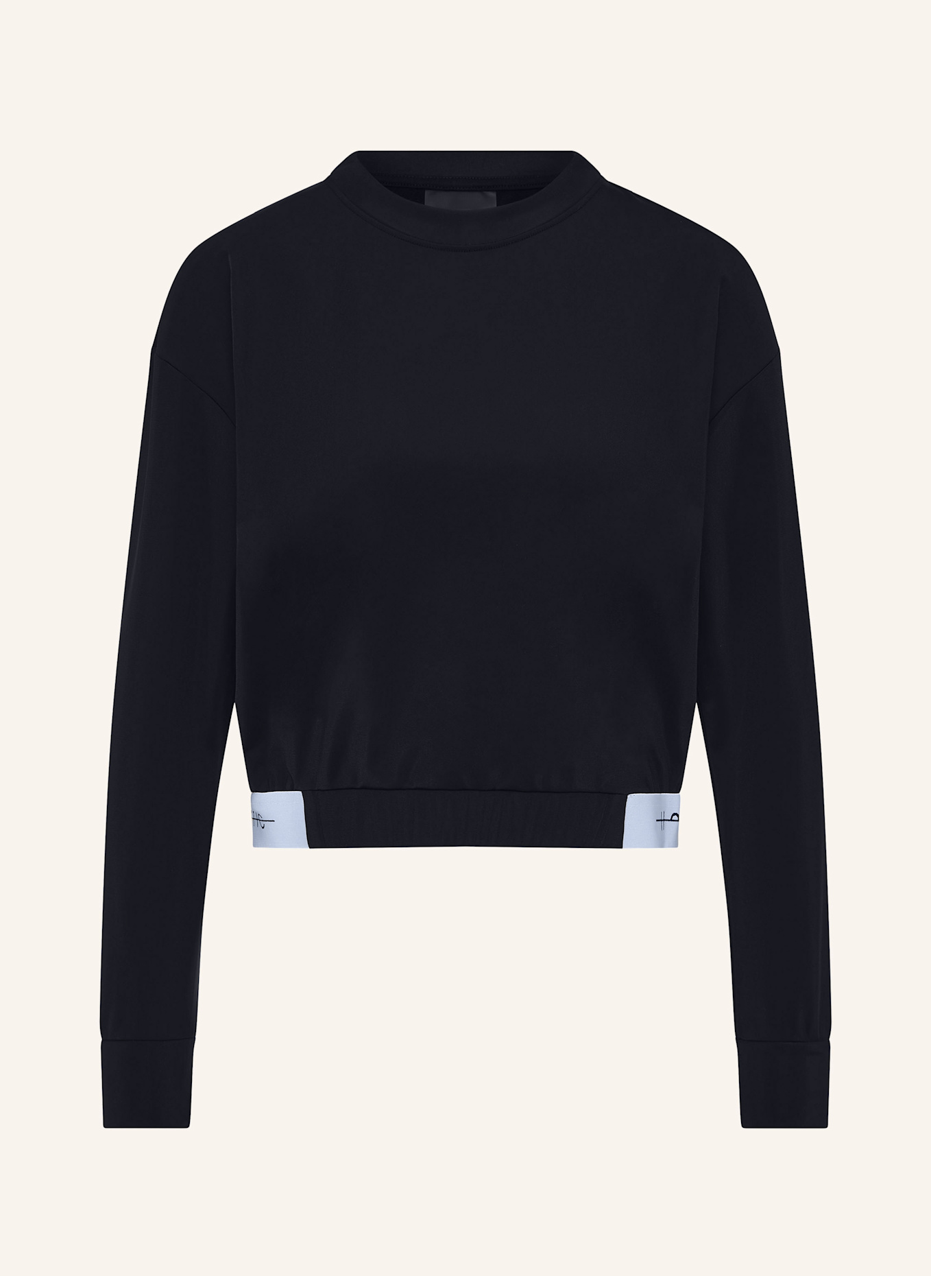 HORIZON ATHLETIC Jumper VADRET CROPPED: SCHWARZ