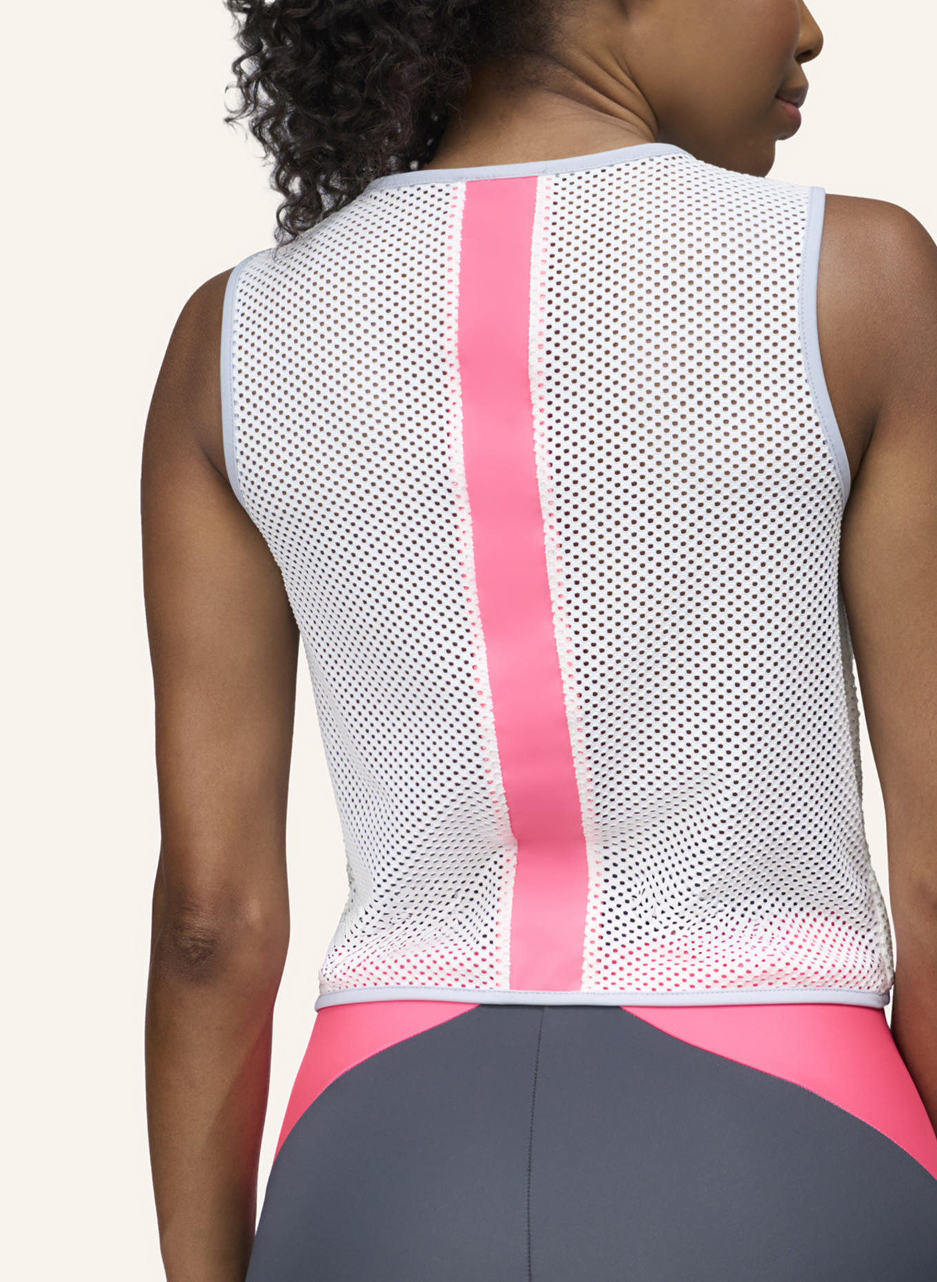 HORIZON ATHLETIC TankTop BILPIN: GRAU/ ROSA