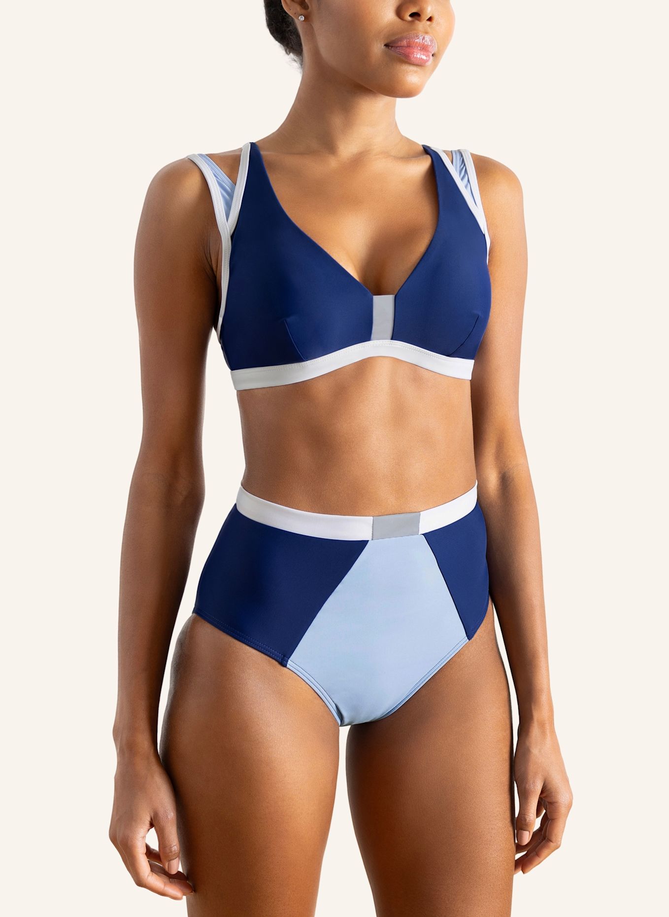 HORIZON ATHLETIC Bikinis ARAFURA: HELLBLAU/ DUNKELBLAU