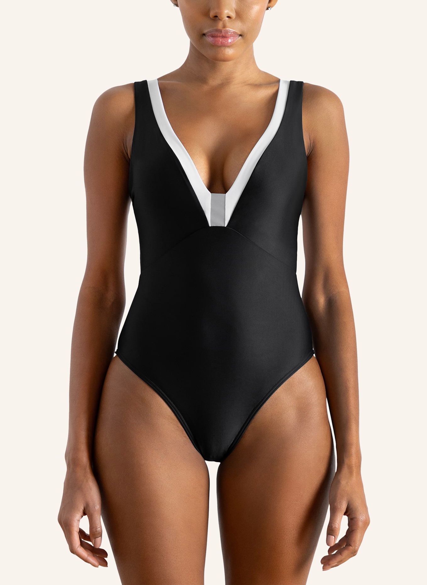HORIZON ATHLETIC Swimsuits TASMAN: SCHWARZ/ WEISS