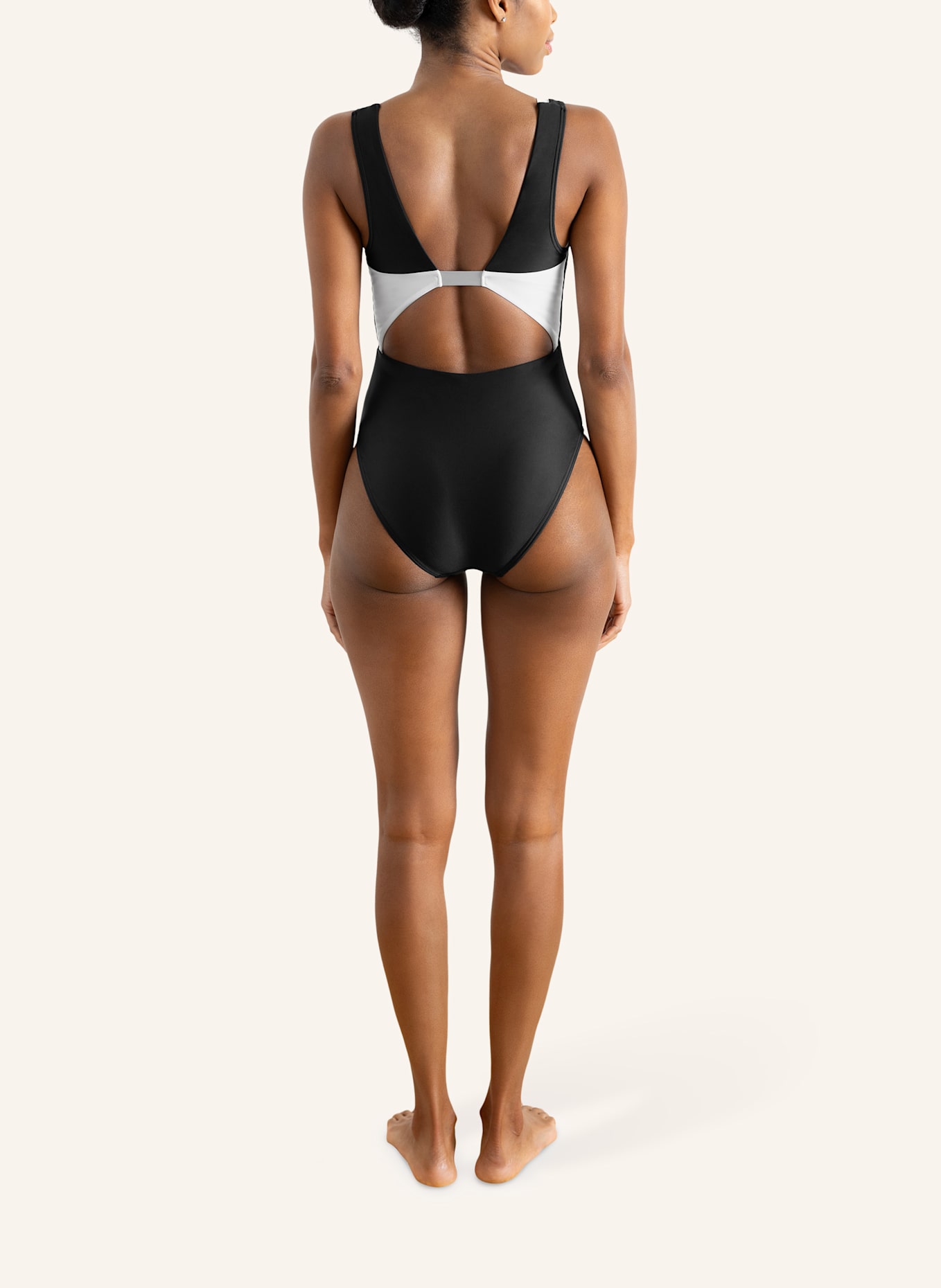 HORIZON ATHLETIC Swimsuits TASMAN: SCHWARZ/ WEISS