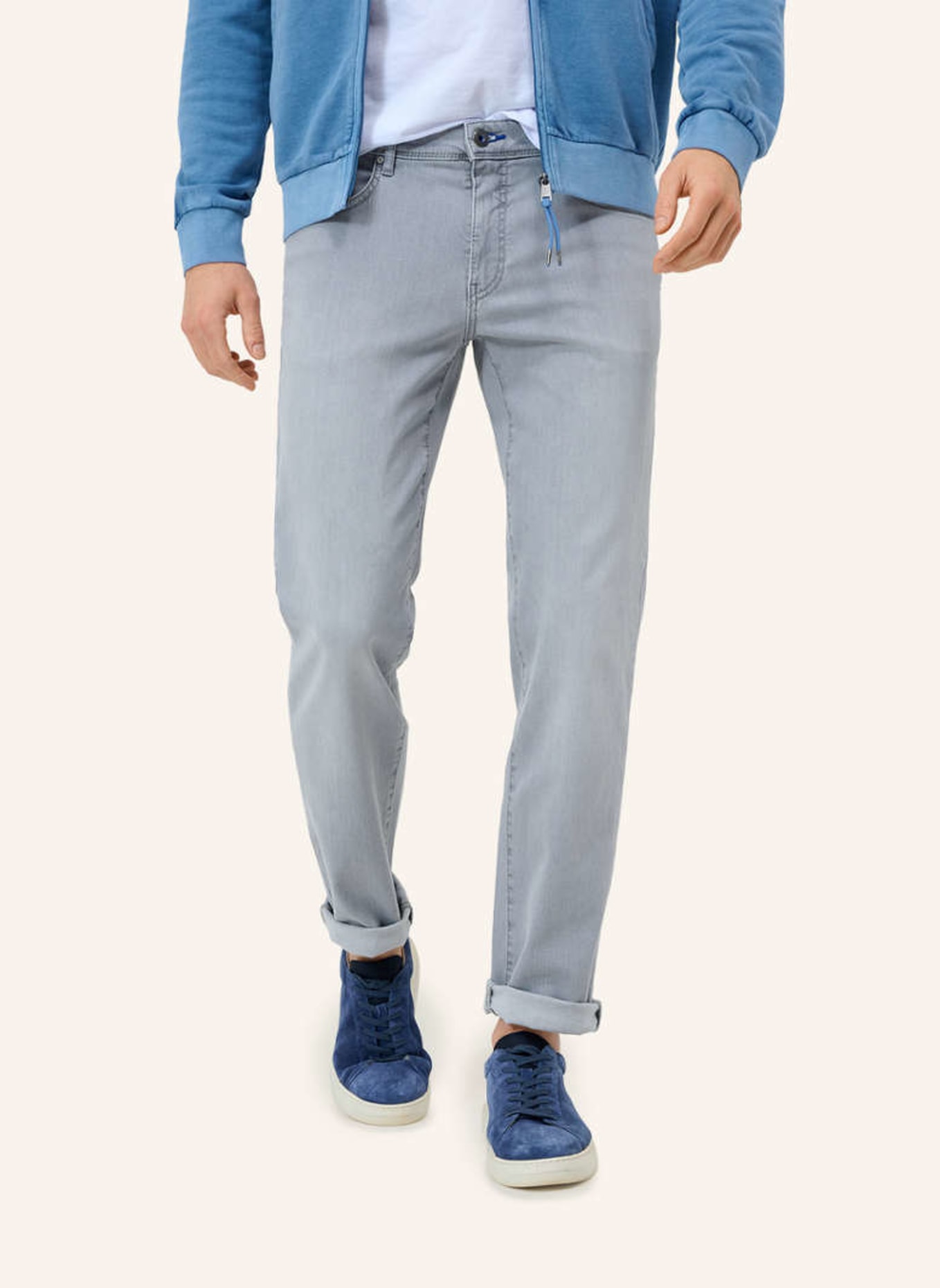 BRAX Jeans STYLE CADIZ, Farbe: HELLGRAU (Bild 4)