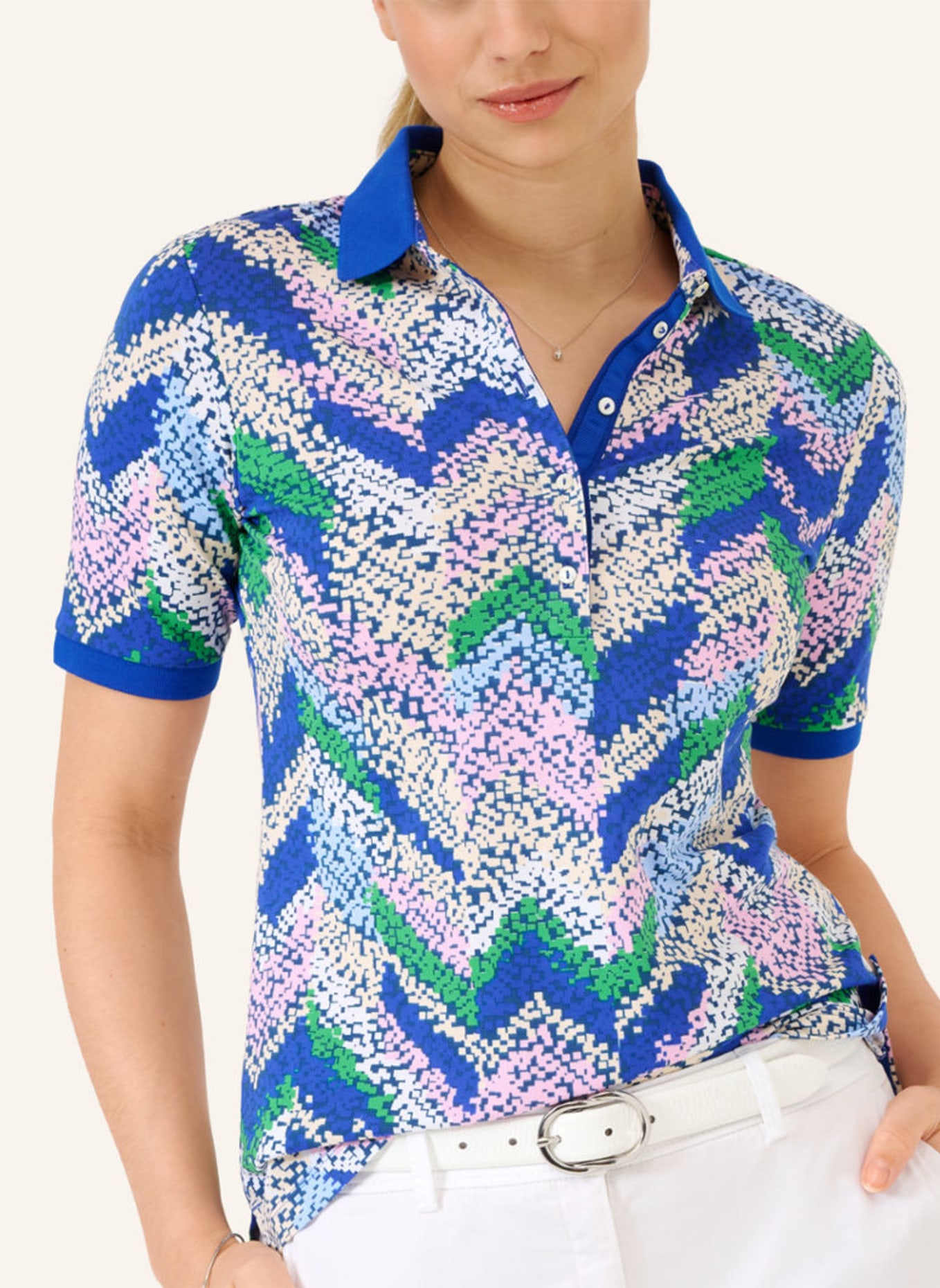 BRAX Piqué-Poloshirt STYLE CLEO, Farbe: DUNKELBLAU (Bild 4)