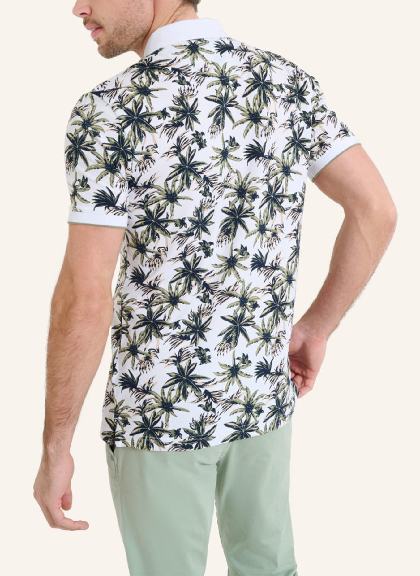 BRAX Piqué-Poloshirt STYLE PERRY, Farbe: WEISS (Bild 2)
