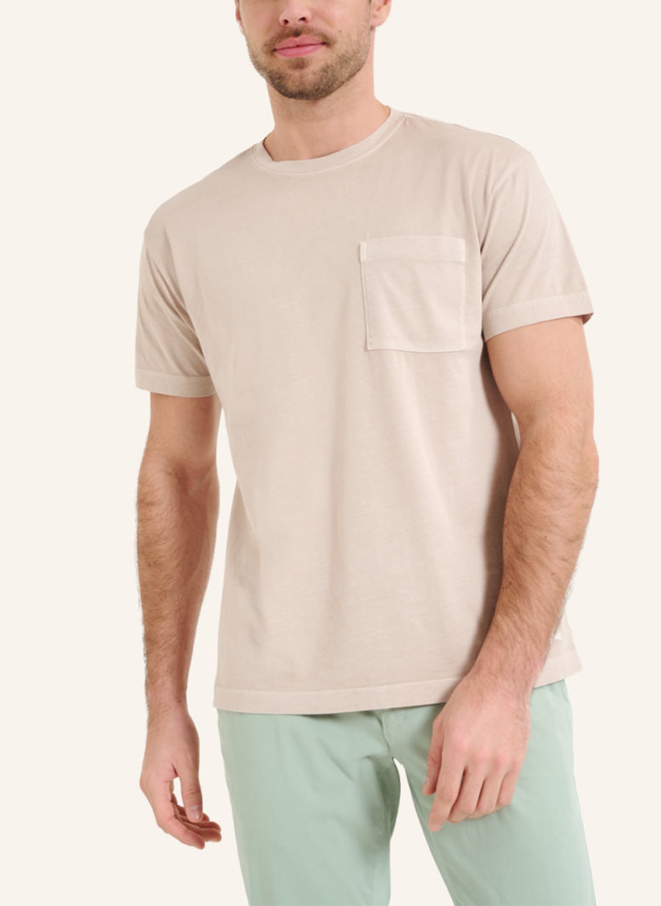 BRAX T-Shirt STYLE TODD, Farbe: BEIGE (Bild 4)