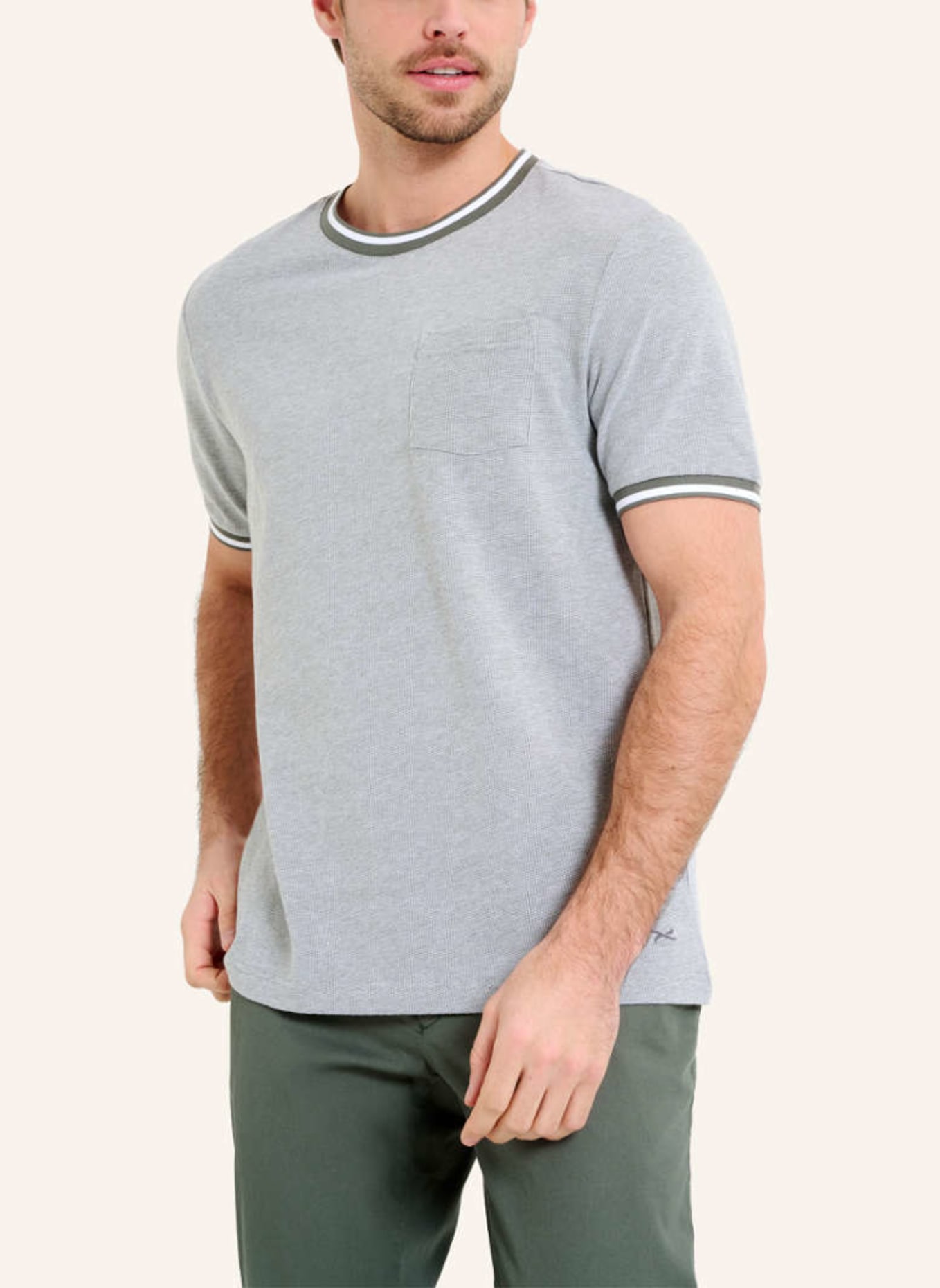 BRAX T-Shirt STYLE TODD, Farbe: OLIV (Bild 4)