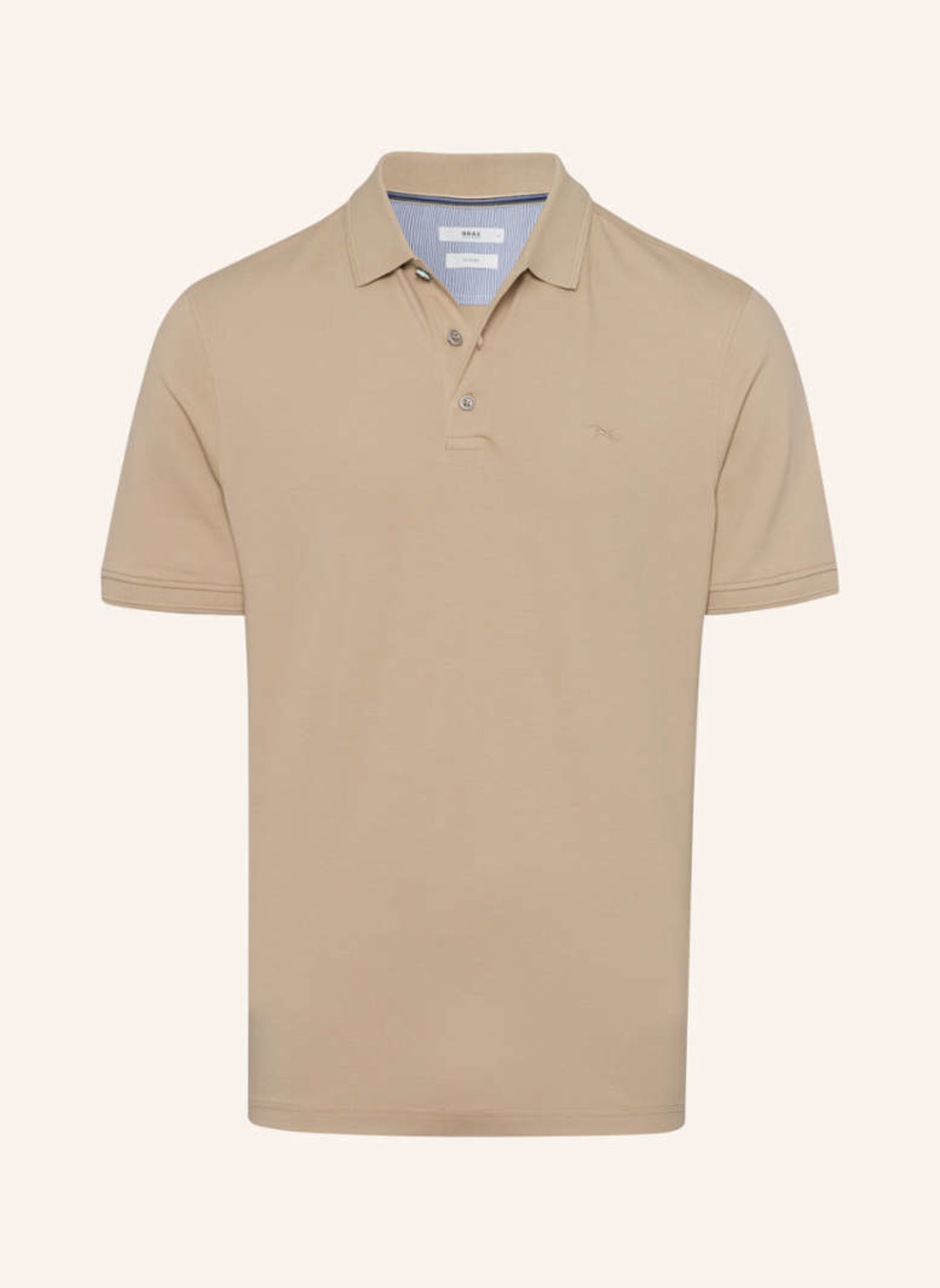 BRAX Piqué-Poloshirt STYLE PETE, Farbe: BEIGE (Bild 1)