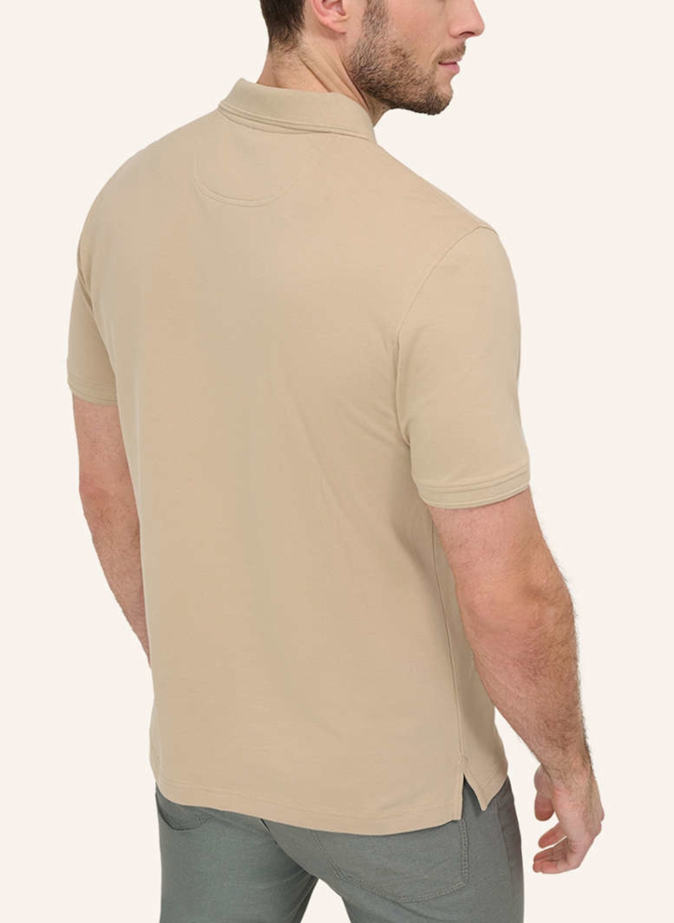 BRAX Piqué-Poloshirt STYLE PETE, Farbe: BEIGE (Bild 2)