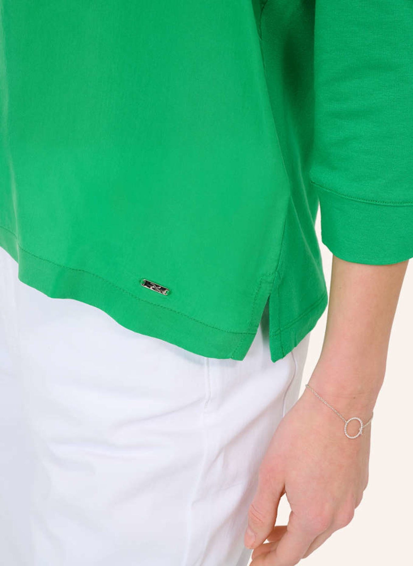 BRAX Shirt mit 3/4-Arm STYLE CLARISSA, Farbe: GRÜN (Bild 3)