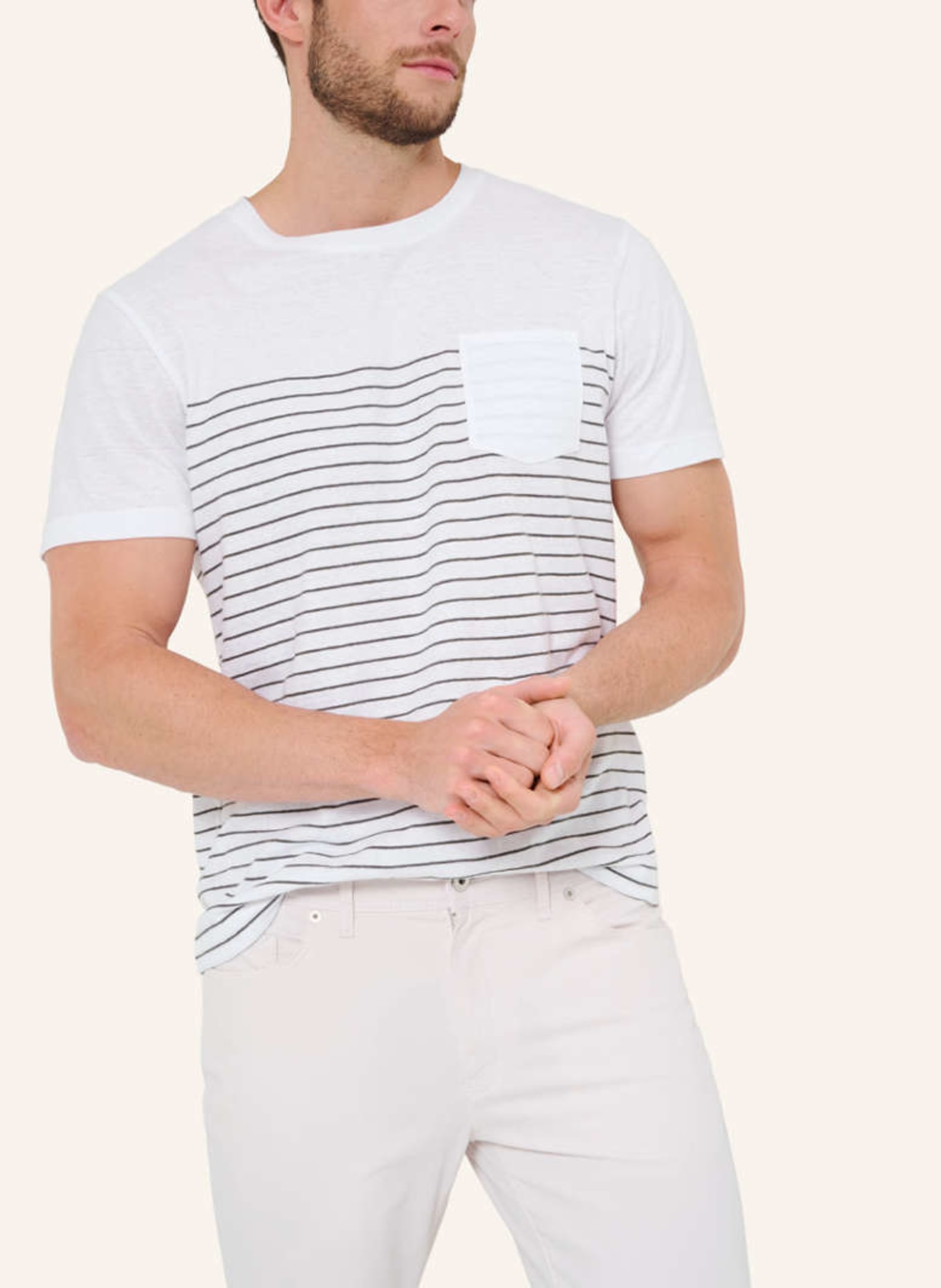 BRAX T-Shirt STYLE TIMO, Farbe: OLIV (Bild 4)