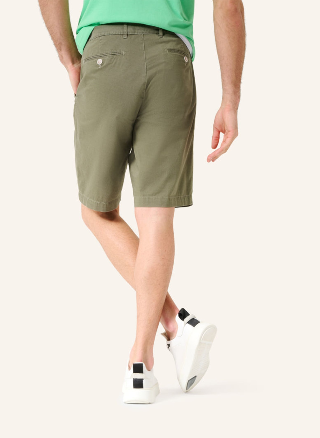 BRAX Shorts STYLE BOZEN, Farbe: OLIV (Bild 2)