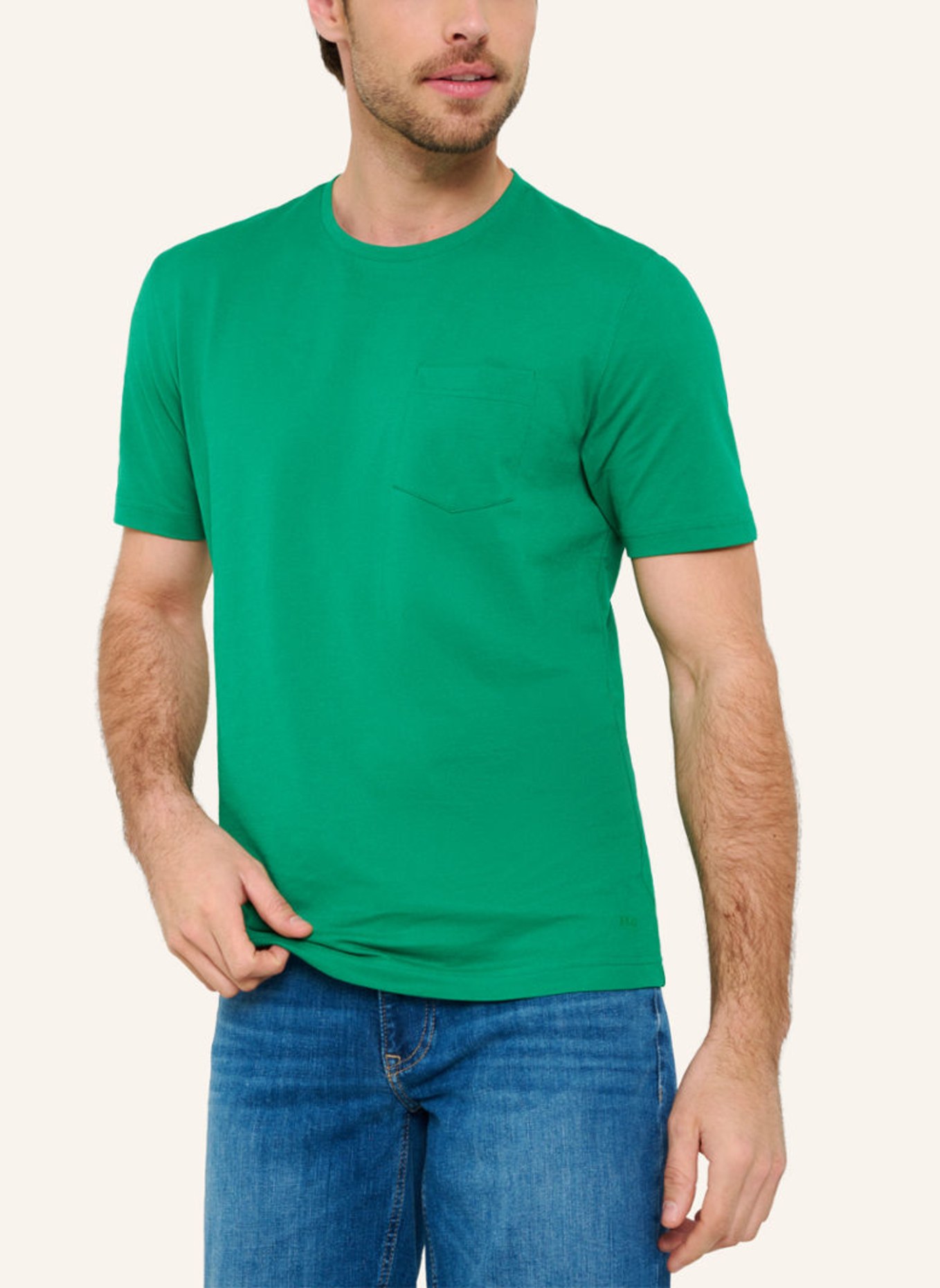 BRAX T-Shirt STYLE TODD, Farbe: GRÜN (Bild 4)