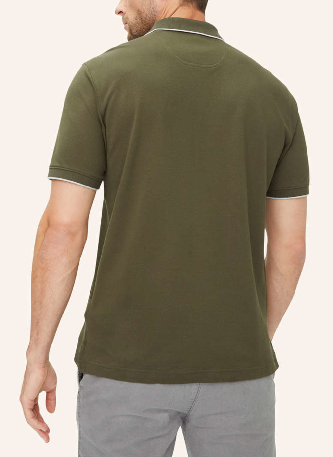 BRAX Piqué-Poloshirt STYLE PETE, Farbe: KHAKI (Bild 2)