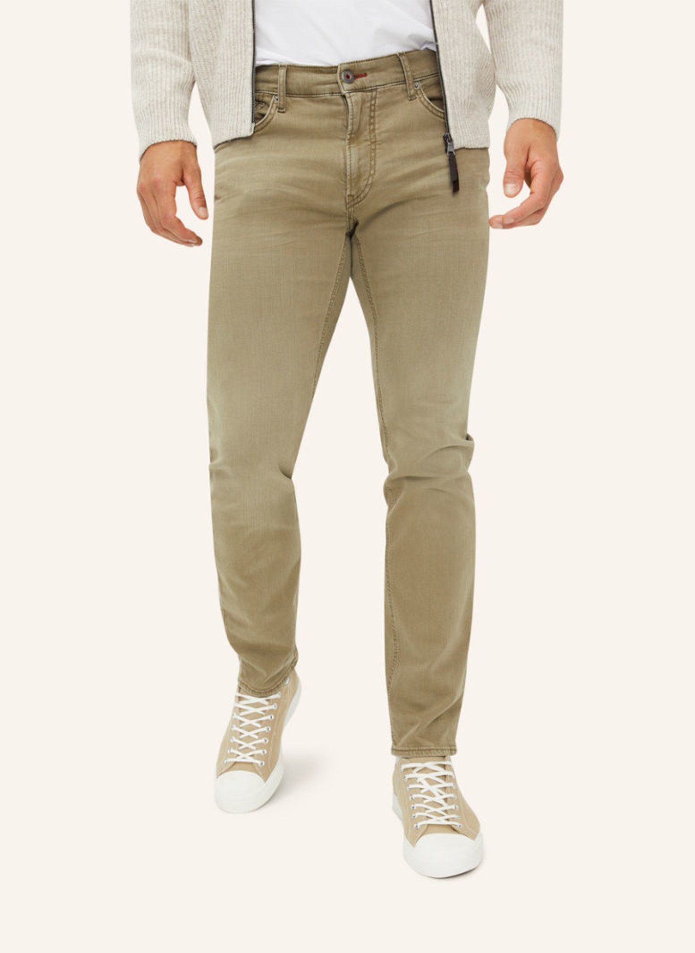 BRAX Five-Pocket-Jeans STYLE CHUCK, Farbe: OLIV (Bild 4)