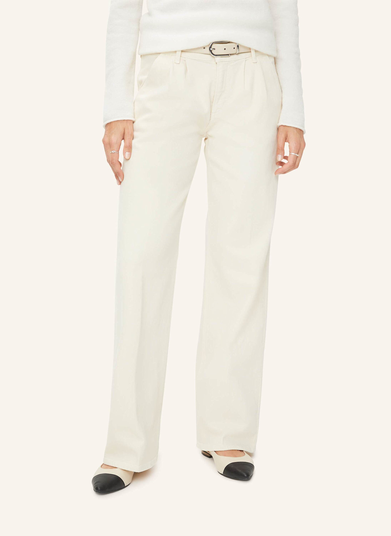 BRAX Palazzohose STYLE MAINE, Farbe: CREME (Bild 4)