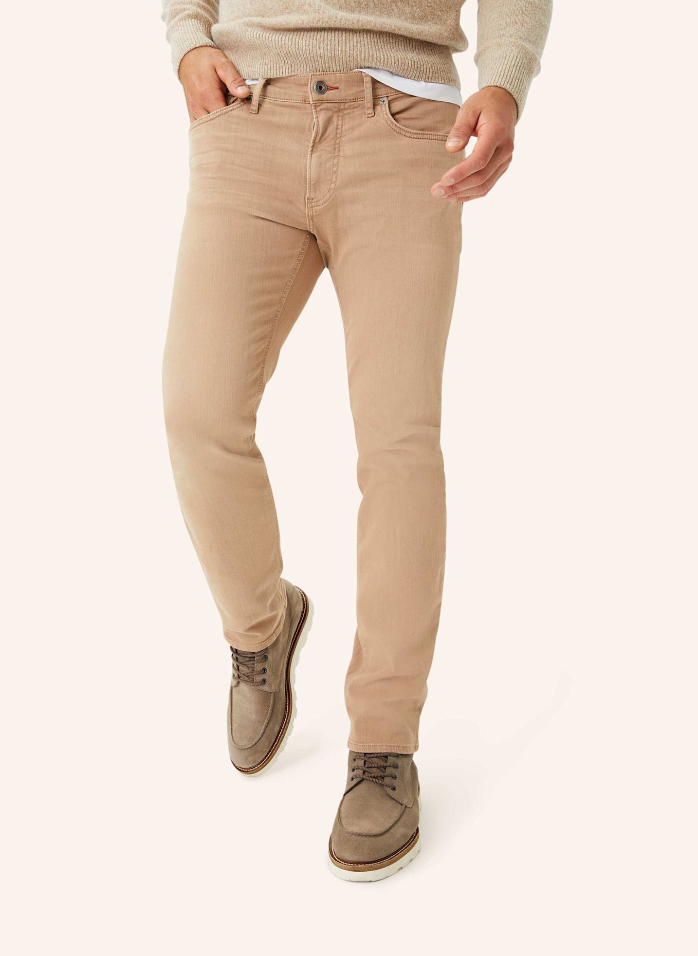 BRAX Five-Pocket-Jeans STYLE CHUCK, Farbe: BEIGE (Bild 4)