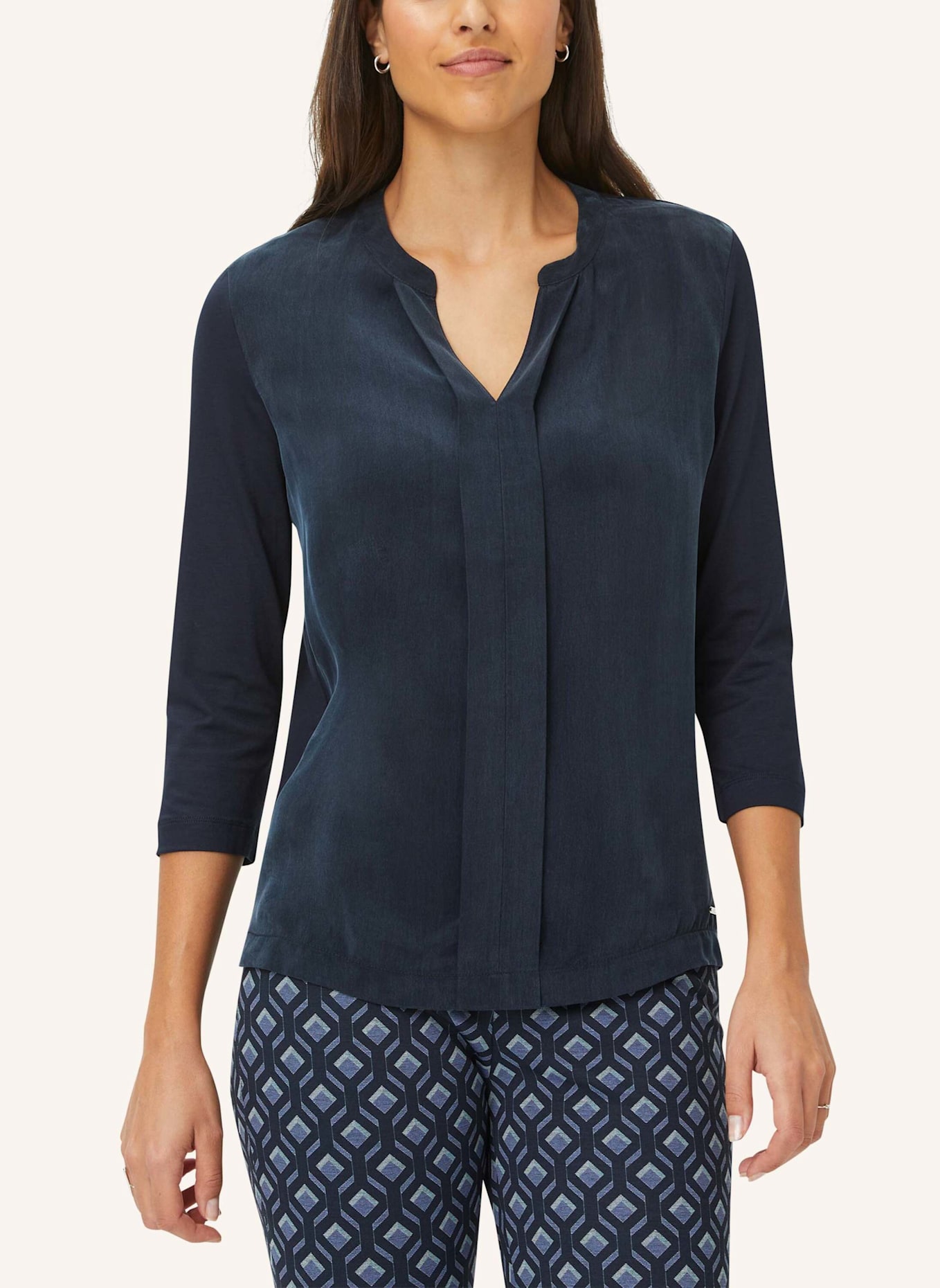 BRAX Shirt mit 3/4-Arm STYLE CLARISSA, Farbe: BLAU (Bild 4)