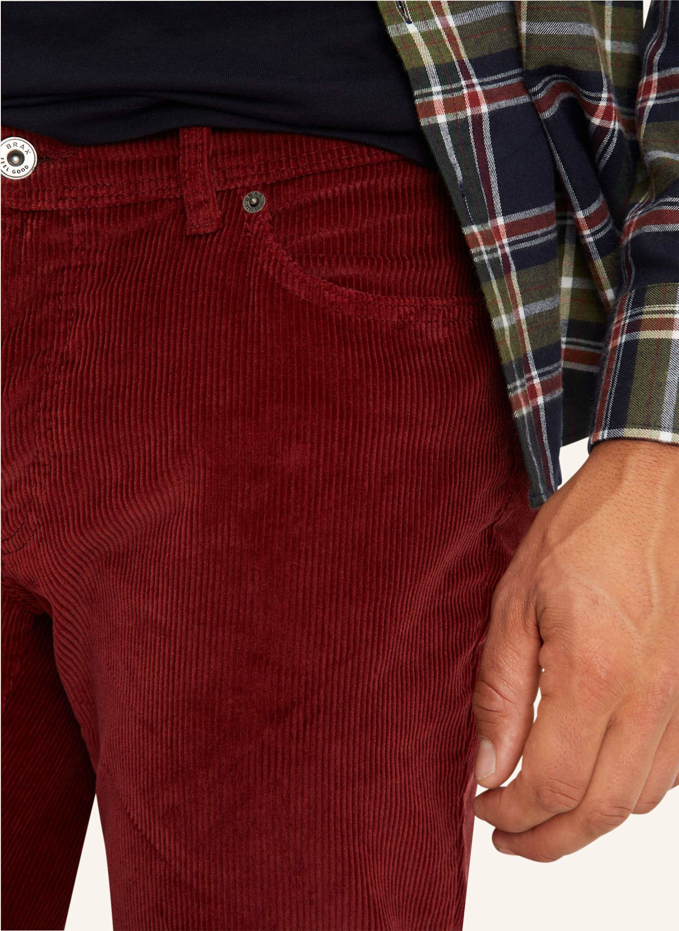 BRAX Five-Pocket-Hose STYLE CADIZ, Farbe: ROT (Bild 3)