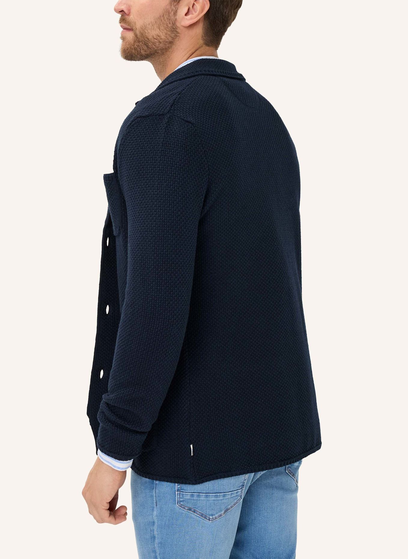 BRAX Strickjacke STYLE JASPER: BLAU