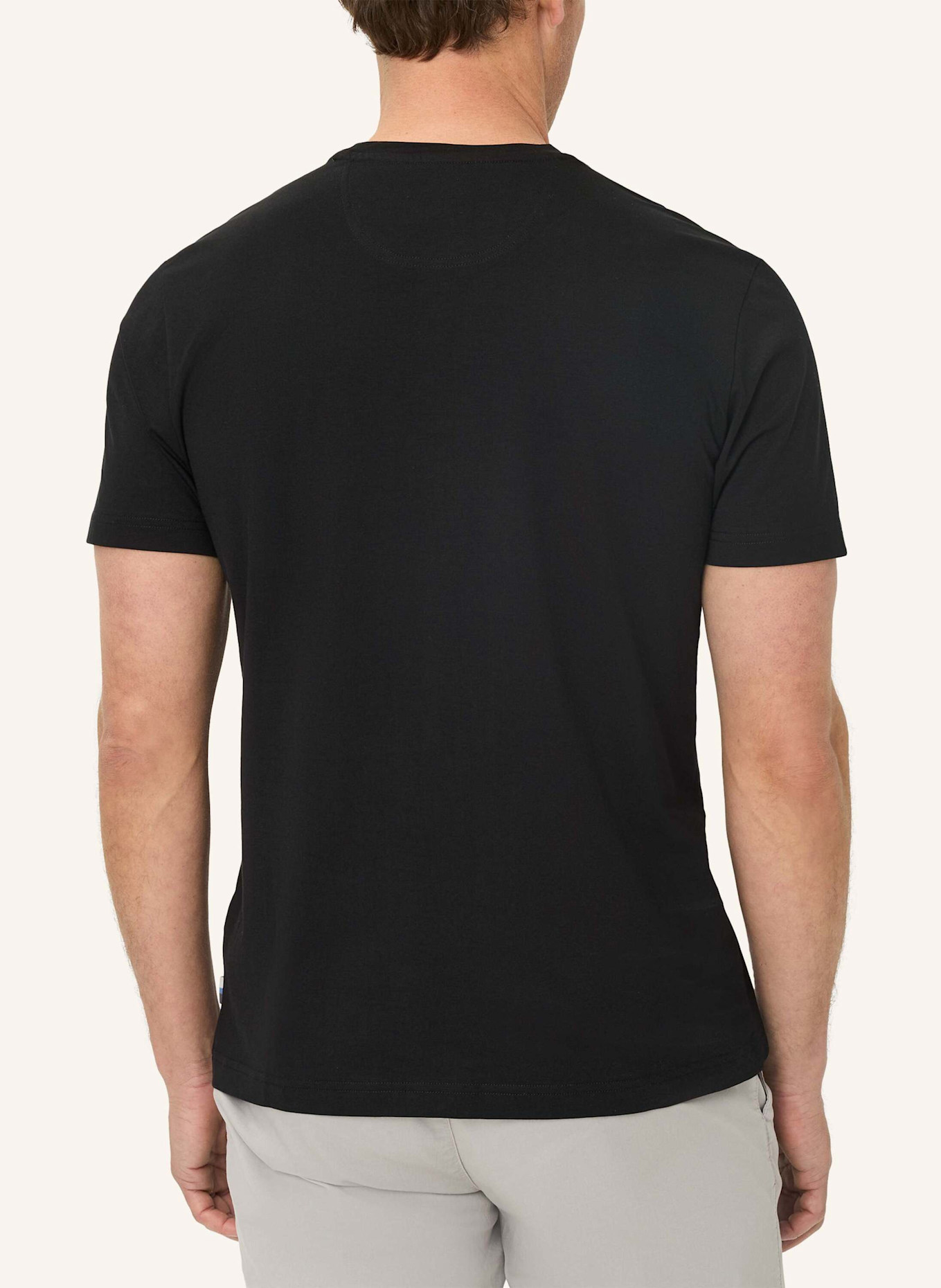 BRAX T-Shirt STYLE TED: SCHWARZ