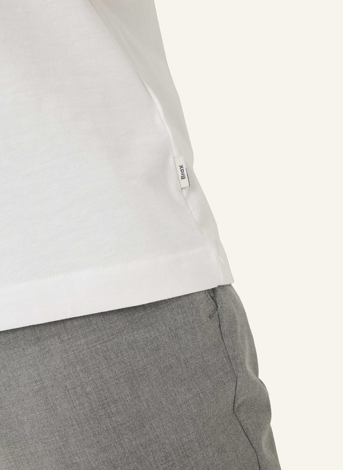 BRAX T-Shirt STYLE TED: WEISS