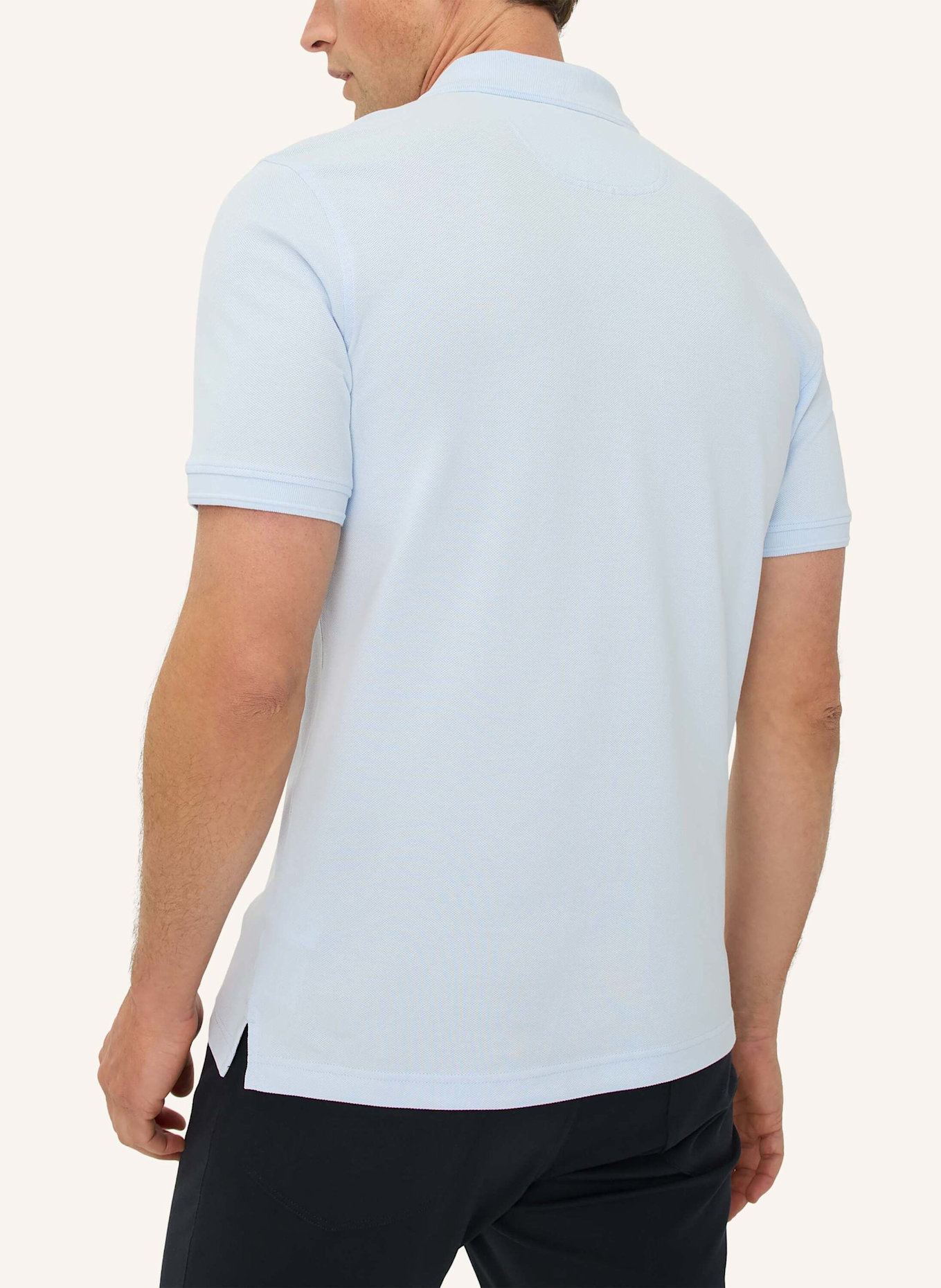 BRAX Piqué-Poloshirt STYLE PETE: BLAU