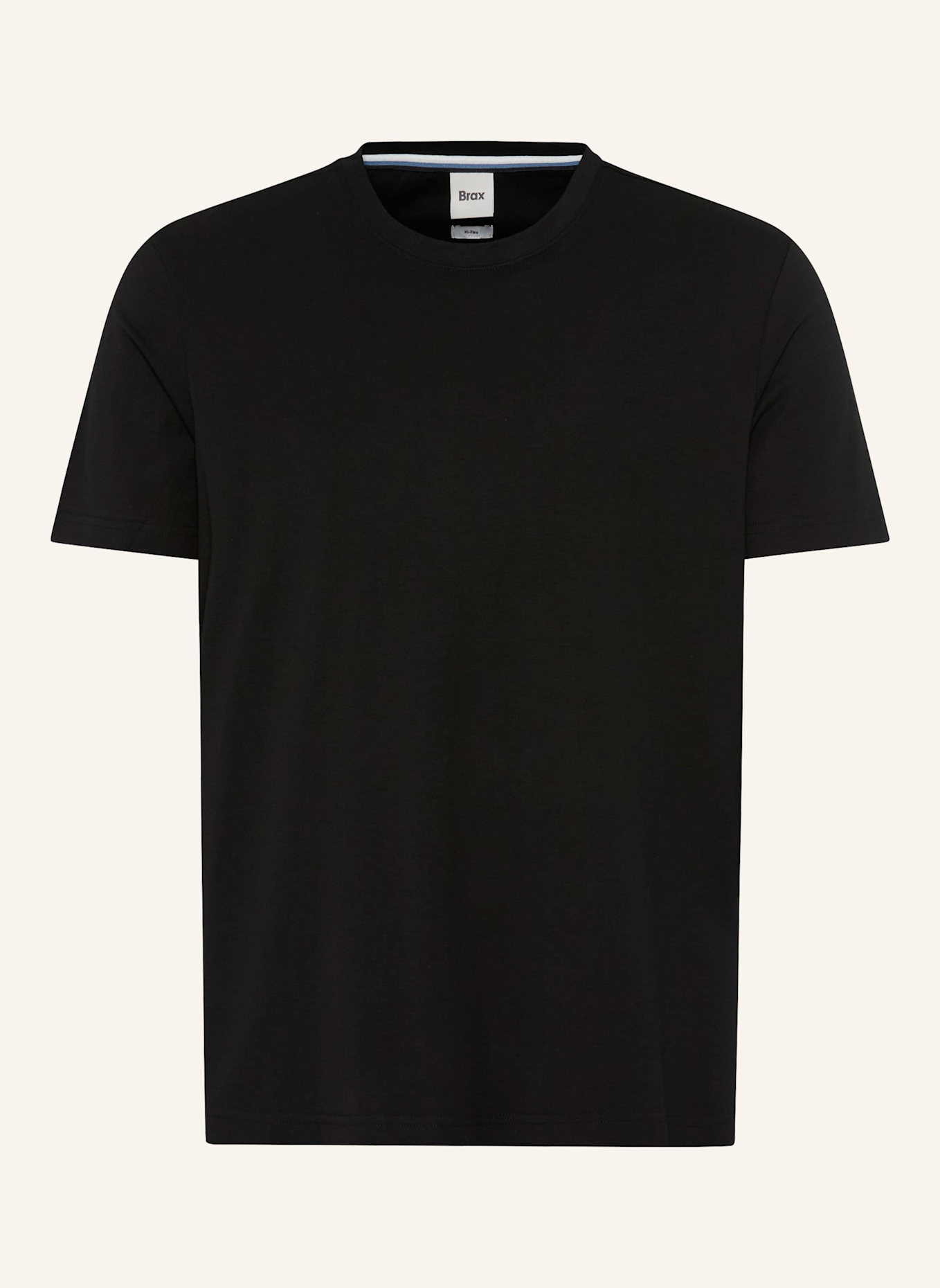 BRAX T-Shirt STYLE TED: SCHWARZ