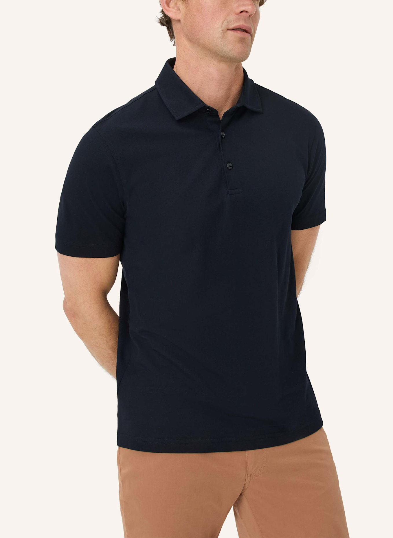 BRAX Piqué-Poloshirt STYLE PEPE: BLAU