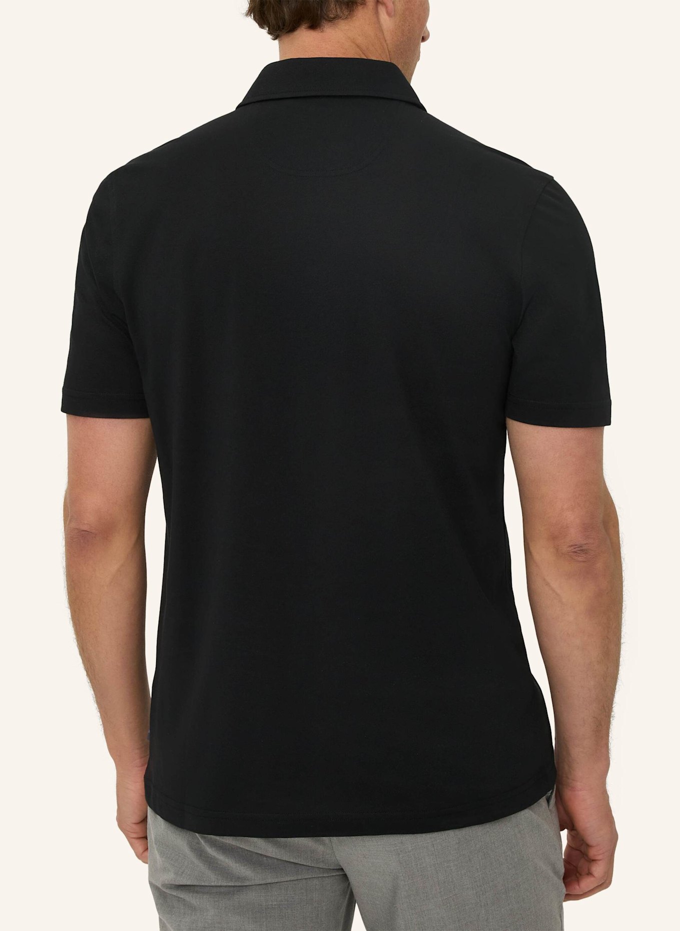 BRAX Piqué-Poloshirt STYLE PEPE: SCHWARZ