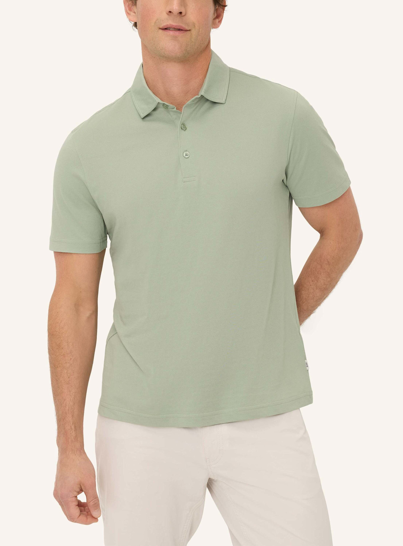 BRAX Piqué-Poloshirt STYLE PEPE: GRÜN