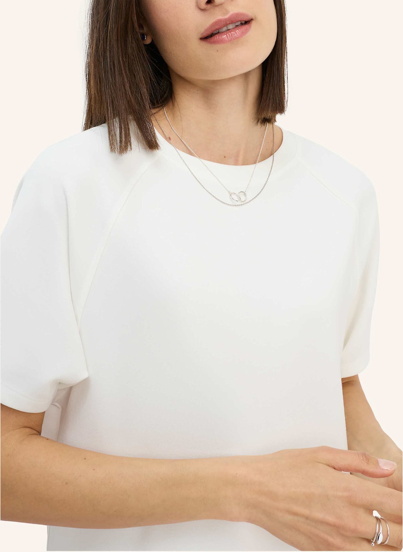 BRAX Sweatshirt STYLE BAILEE: WEISS