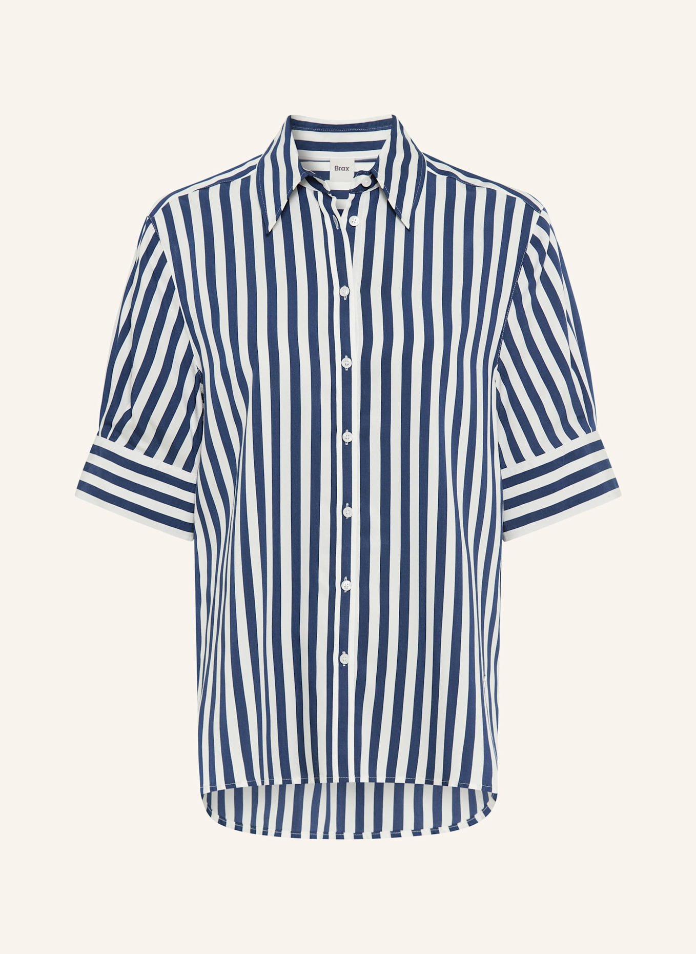 BRAX Hemdbluse STYLE VILLY: BLAU