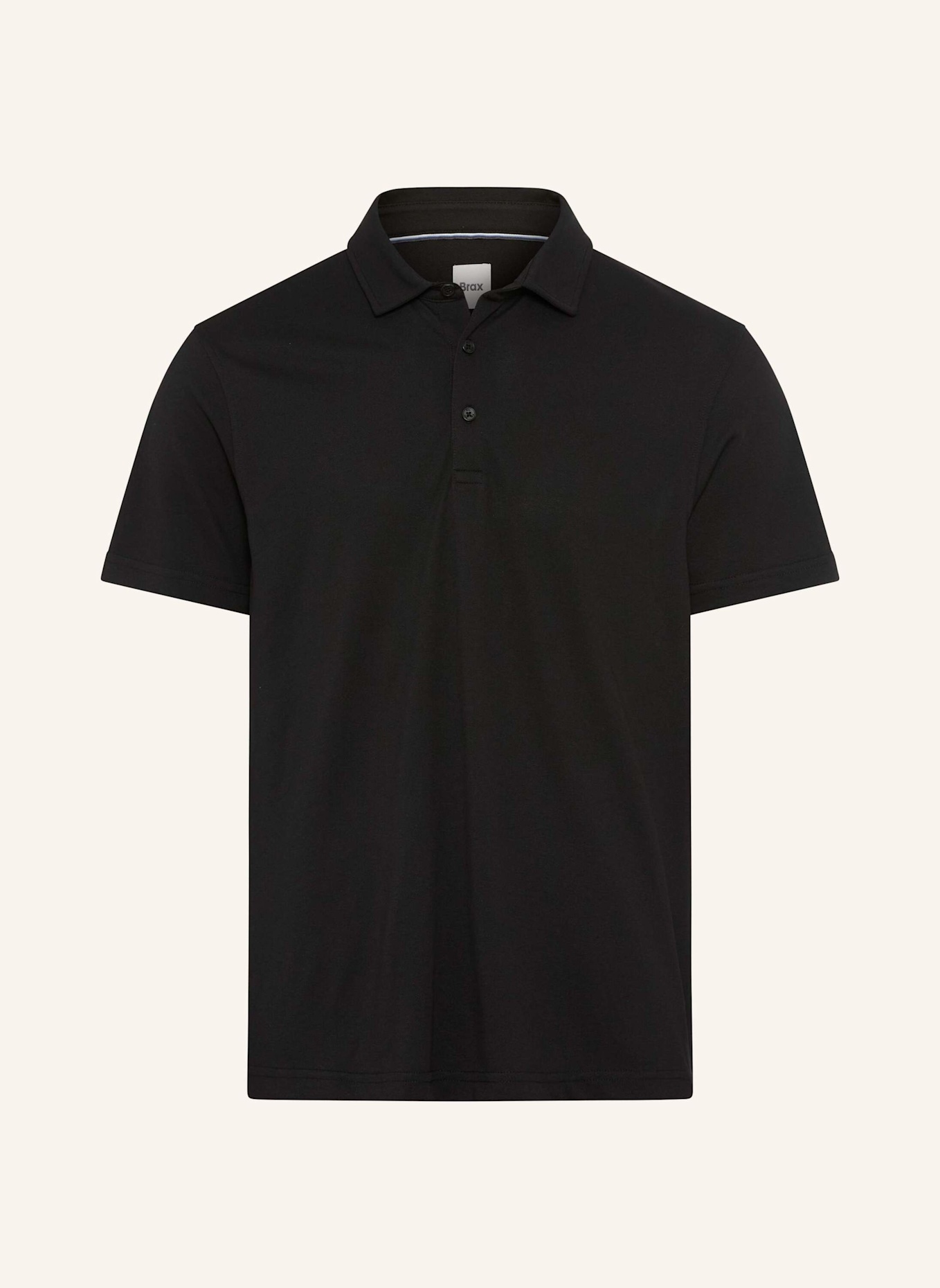 BRAX Piqué-Poloshirt STYLE PEPE: SCHWARZ