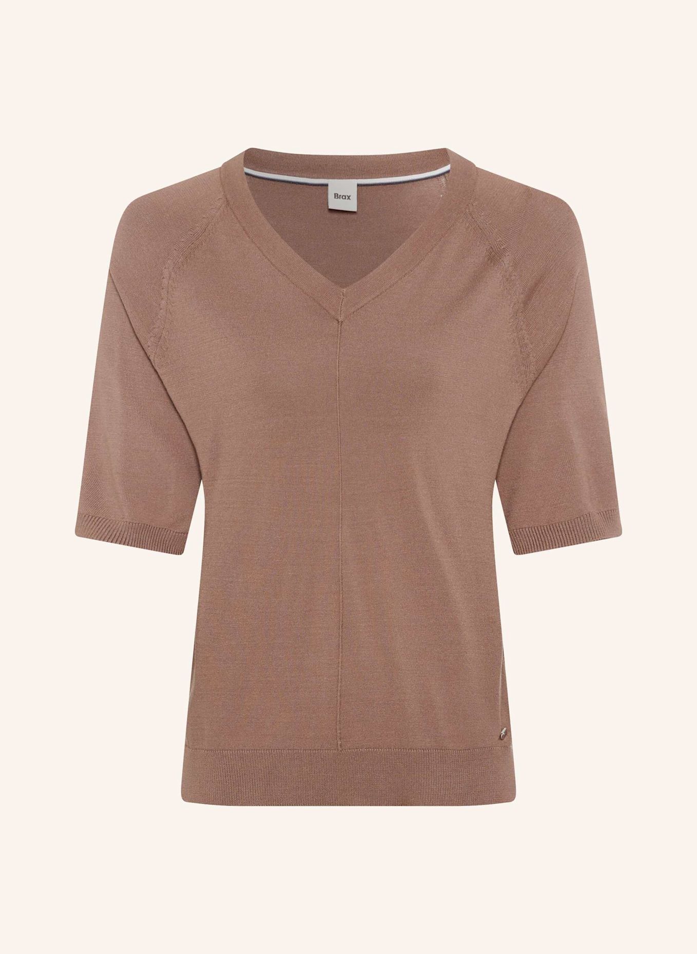 BRAX Strickpullover STYLE LESLEY: TAUPE