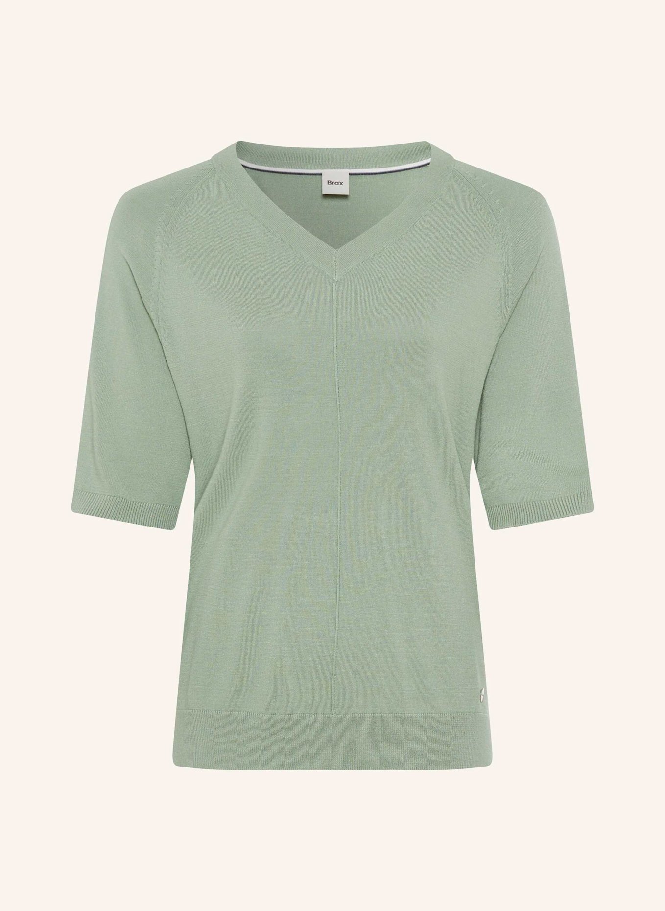 BRAX Strickpullover STYLE LESLEY: HELLGRÜN