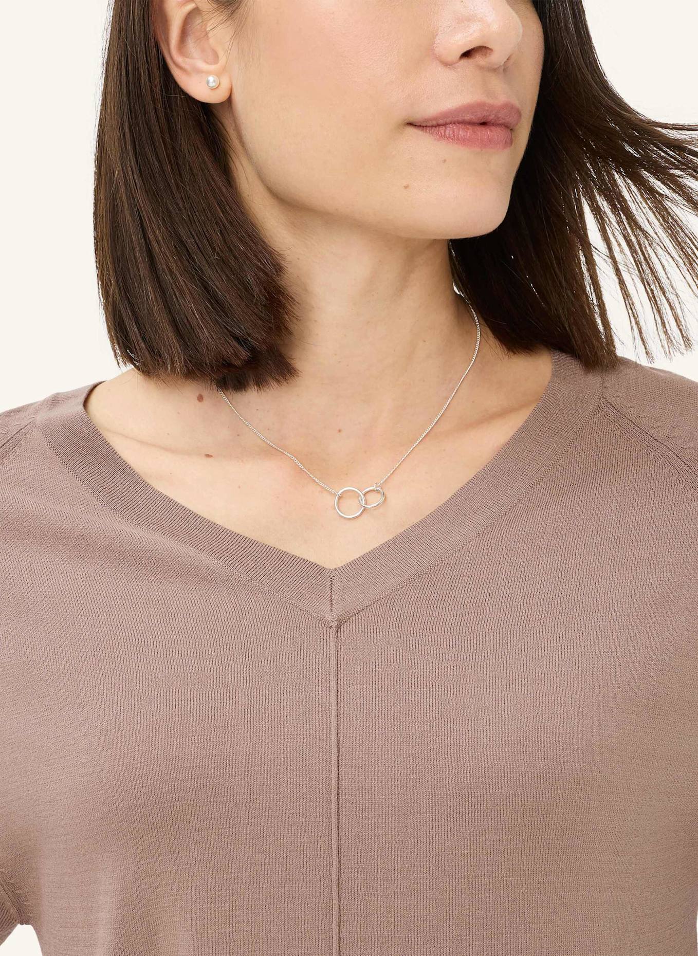 BRAX Strickpullover STYLE LESLEY: TAUPE