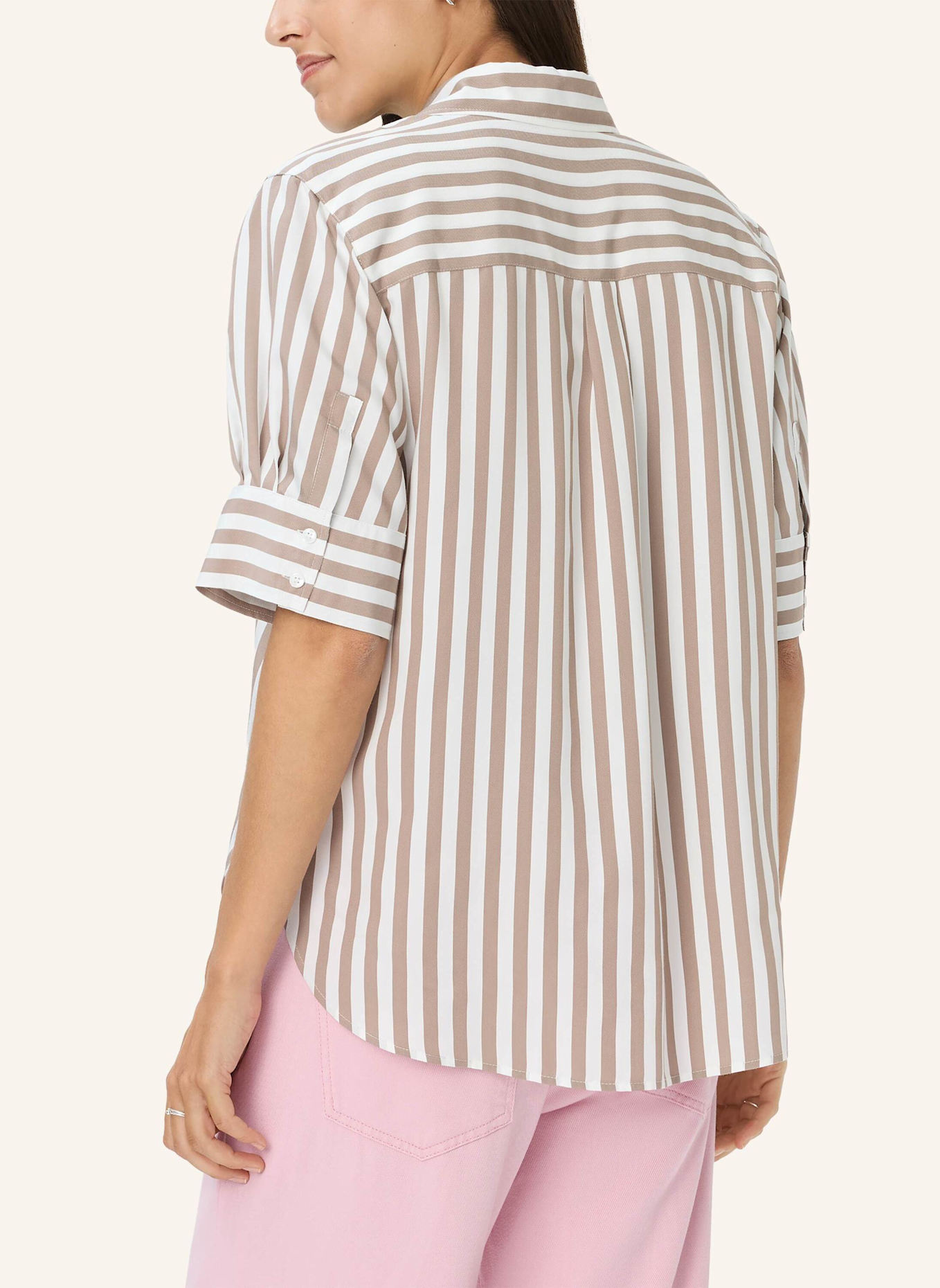 BRAX Hemdbluse STYLE VILLY: TAUPE