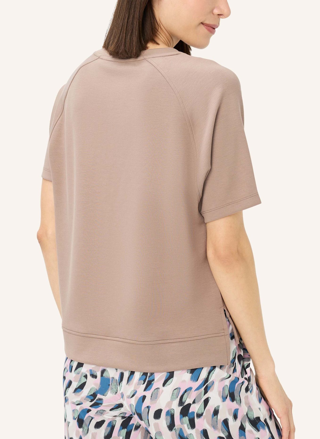 BRAX Sweatshirt STYLE BAILEE: TAUPE