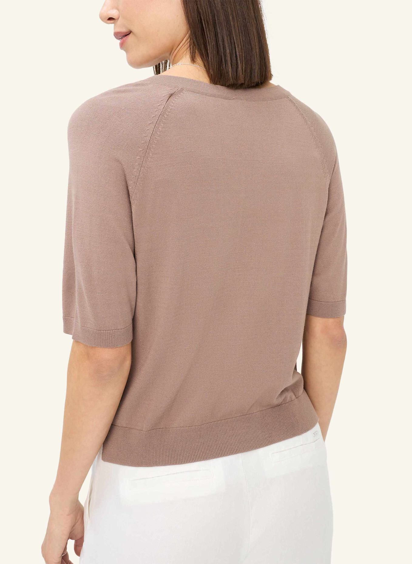 BRAX Strickpullover STYLE LESLEY: TAUPE