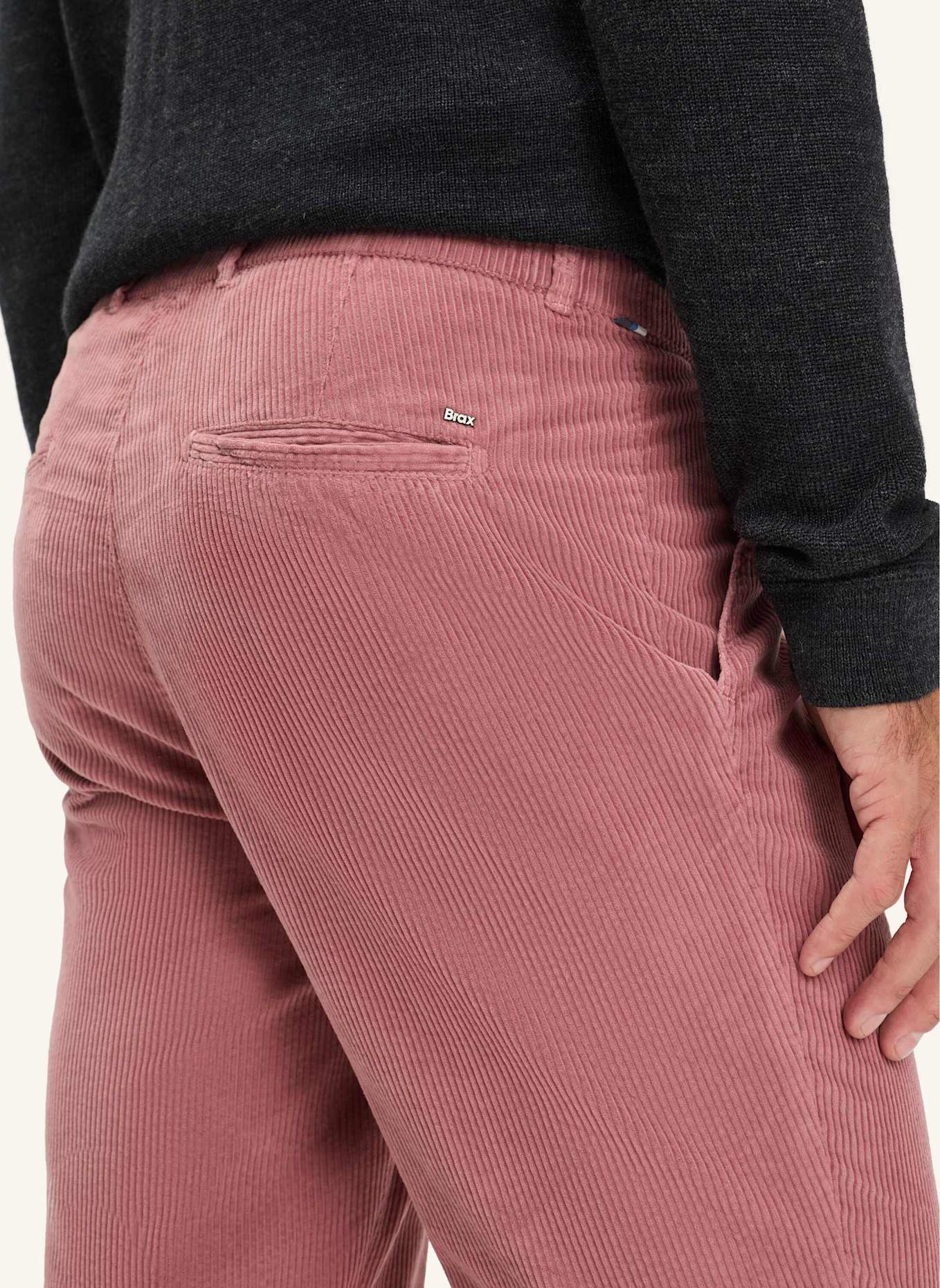 BRAX Cordhose TINO Relaxed Tapered Fit: ROSA